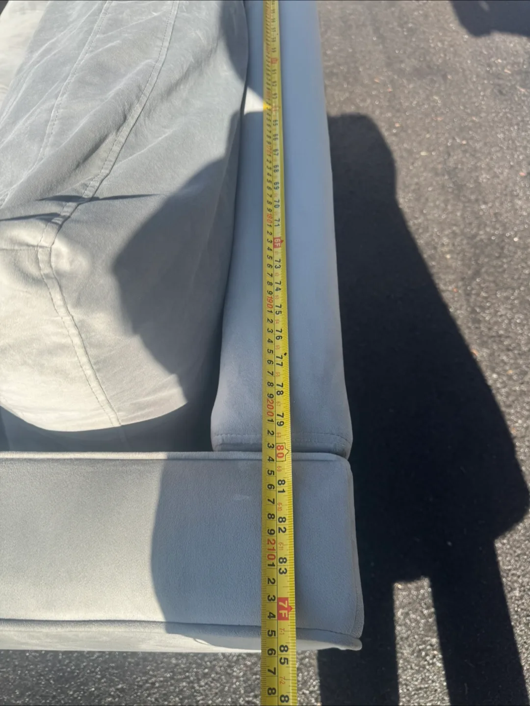 Grey Sofa - 85 inches long image indicator(4)