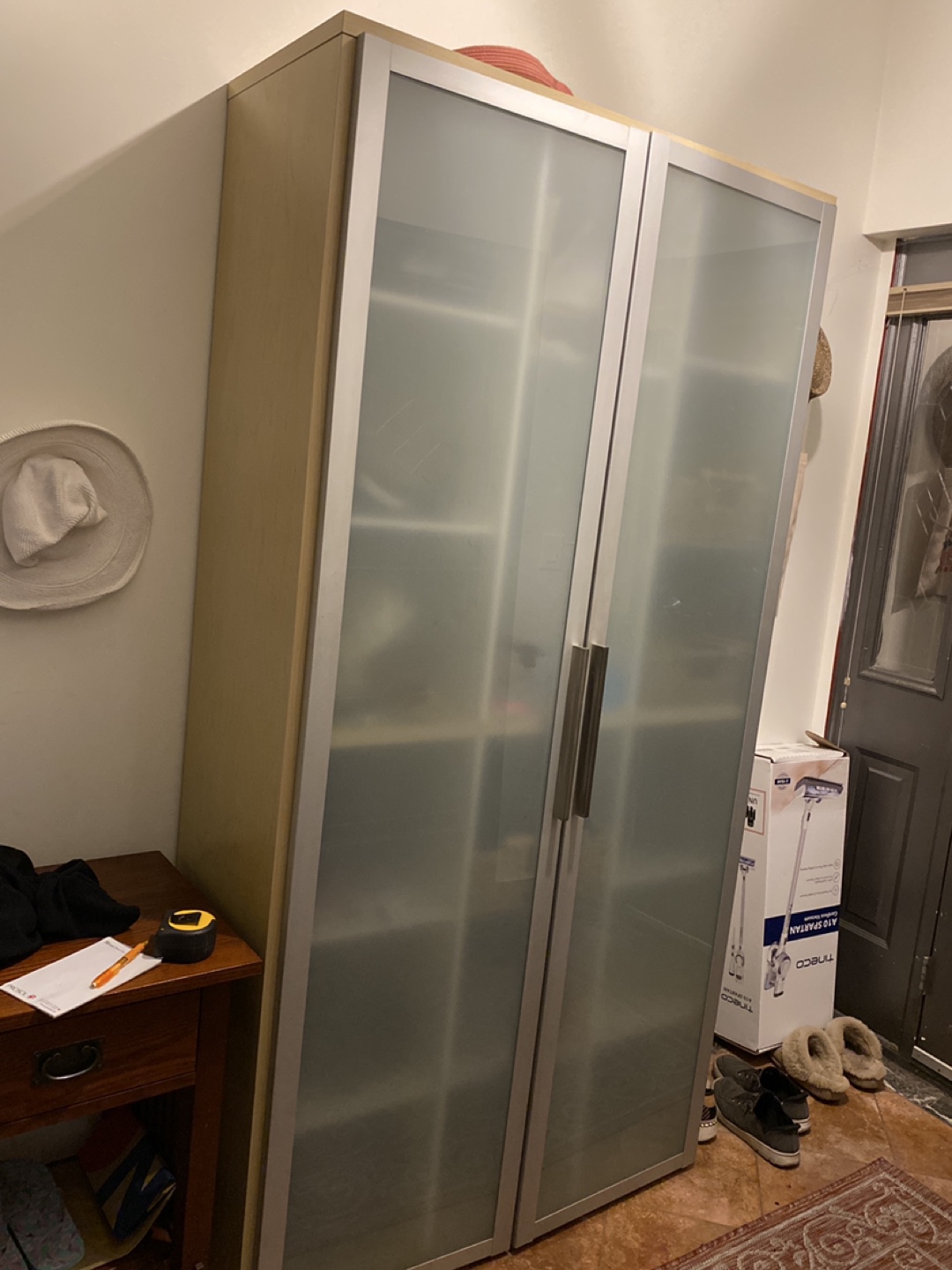 IKEA PAX Wardrobe with Glass Doors - photo 2