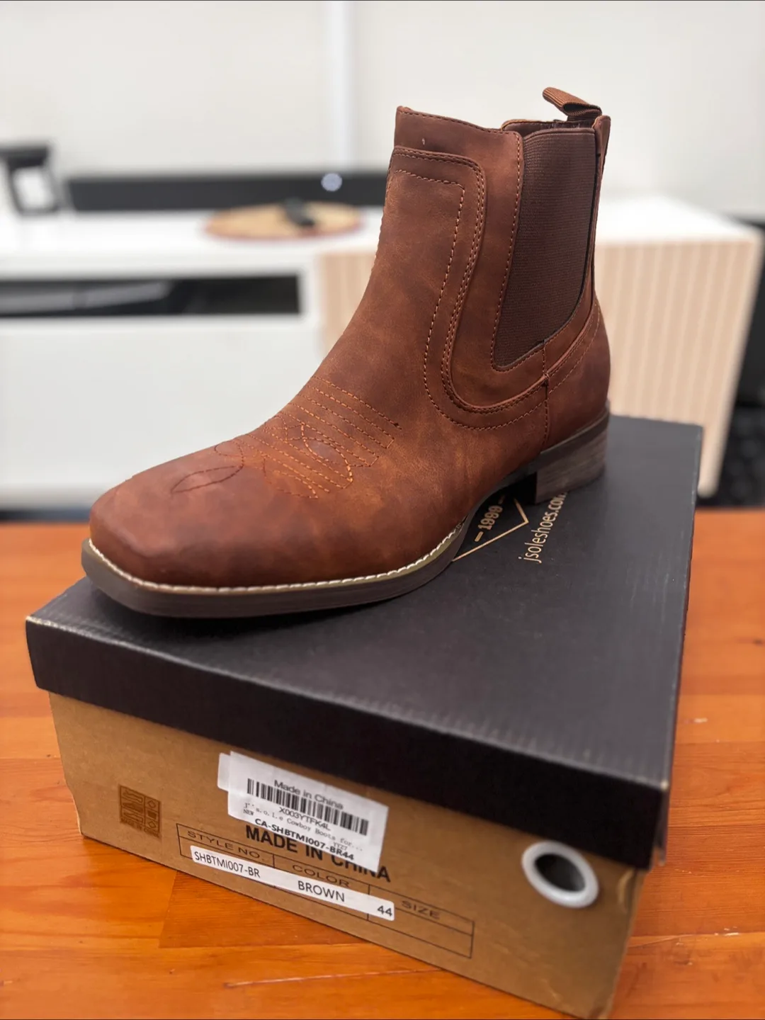 Johnston & Murphy Brown Chelsea Boots - Size 11 thumbnail