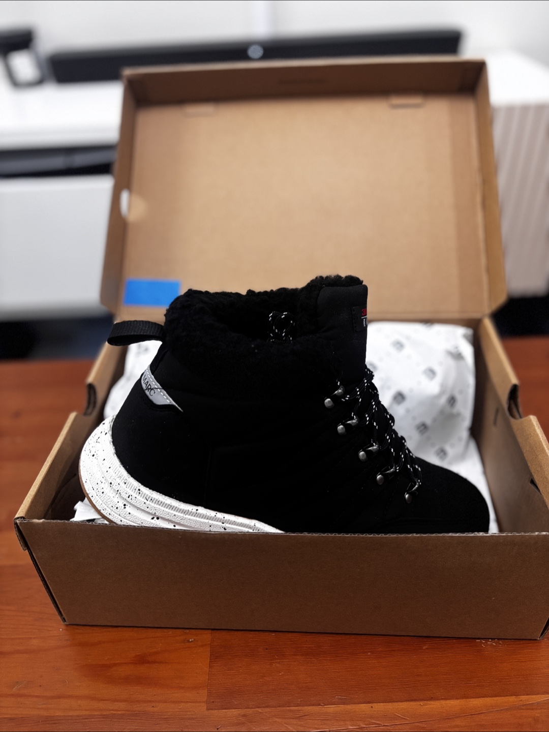 Bruno Marc  Black Winter Boots - US 8.5 - photo 2