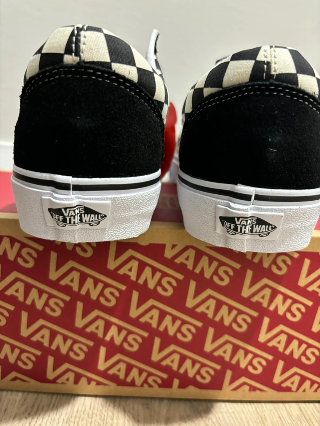 Shoes: Vans Old Skool Primary Check Black/White - Size 10 - photo 4