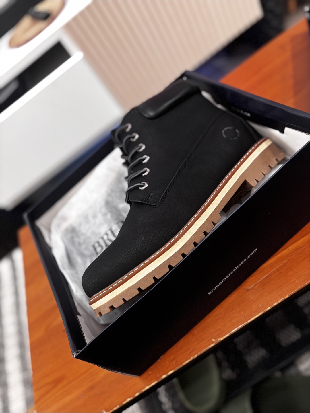 Bruno Marc Black Boots - Size 12 - photo 2