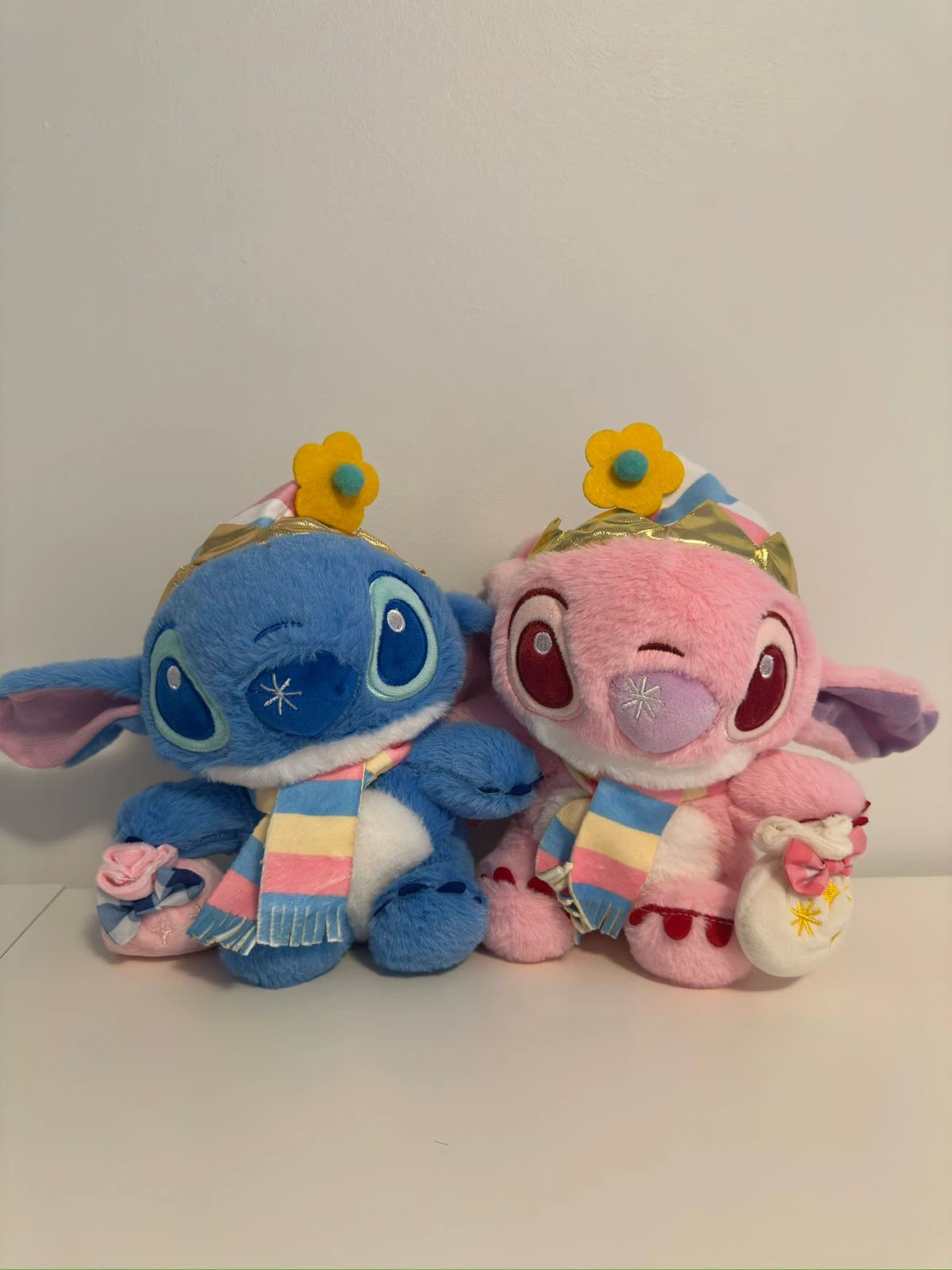 Disney Stitch & Angel Plush Set