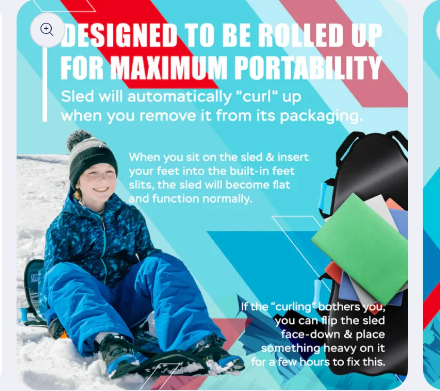 Unilite Sports Ice Racer Sled image indicator(2)