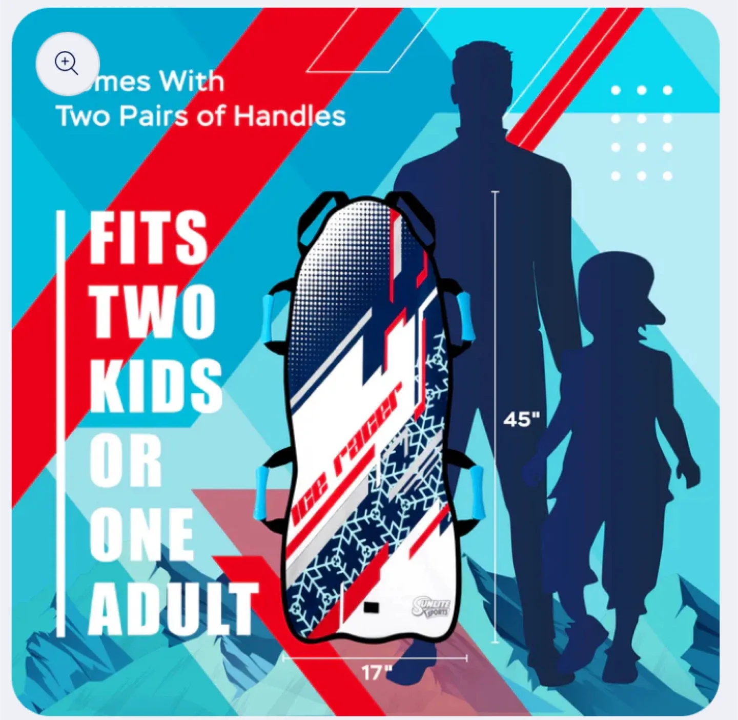 Unilite Sports Ice Racer Sled image indicator(4)