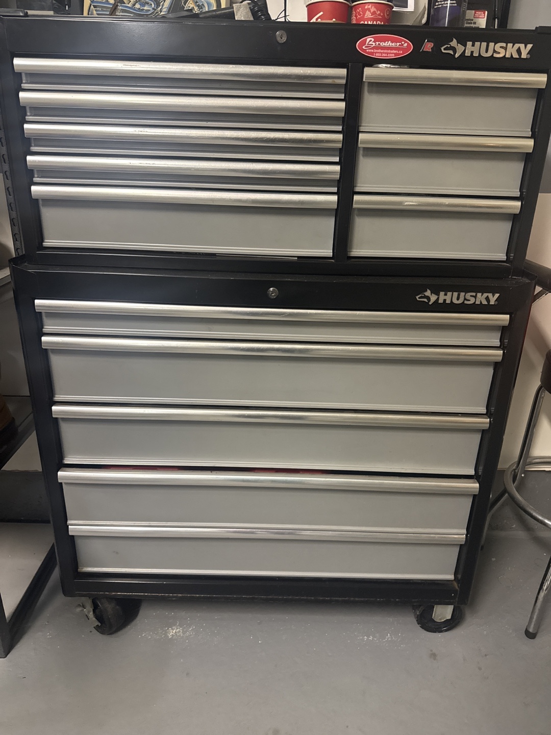 Husky Tool Chest - Black & Grey