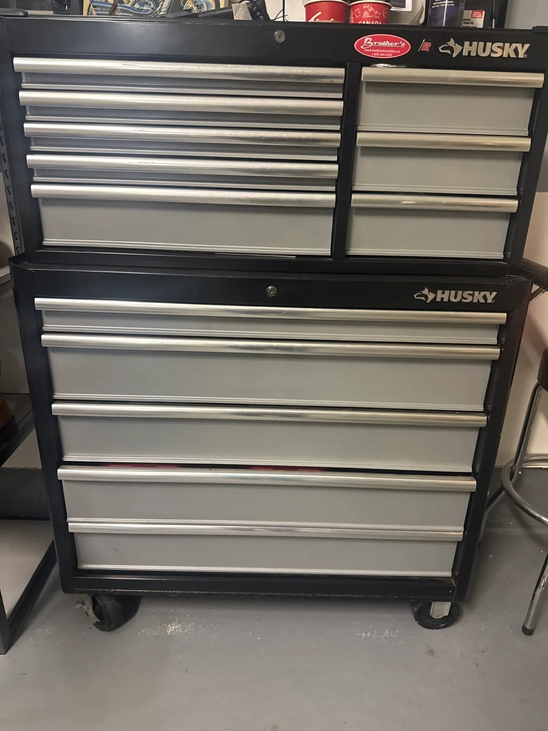 Husky Tool Chest - Black & Grey thumbnail