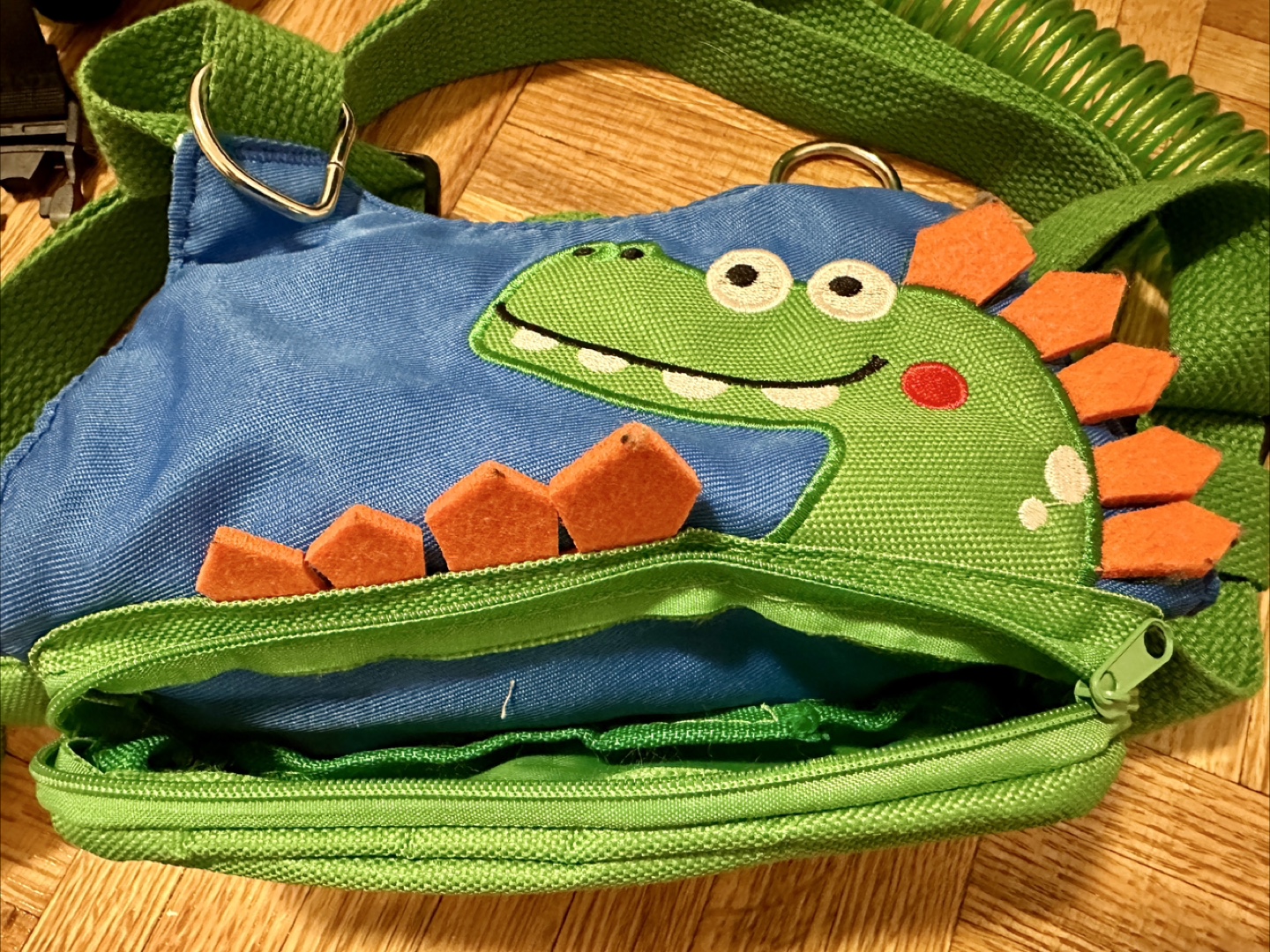 Dinosaur Anti Lost Backpack with Leash - photo 3