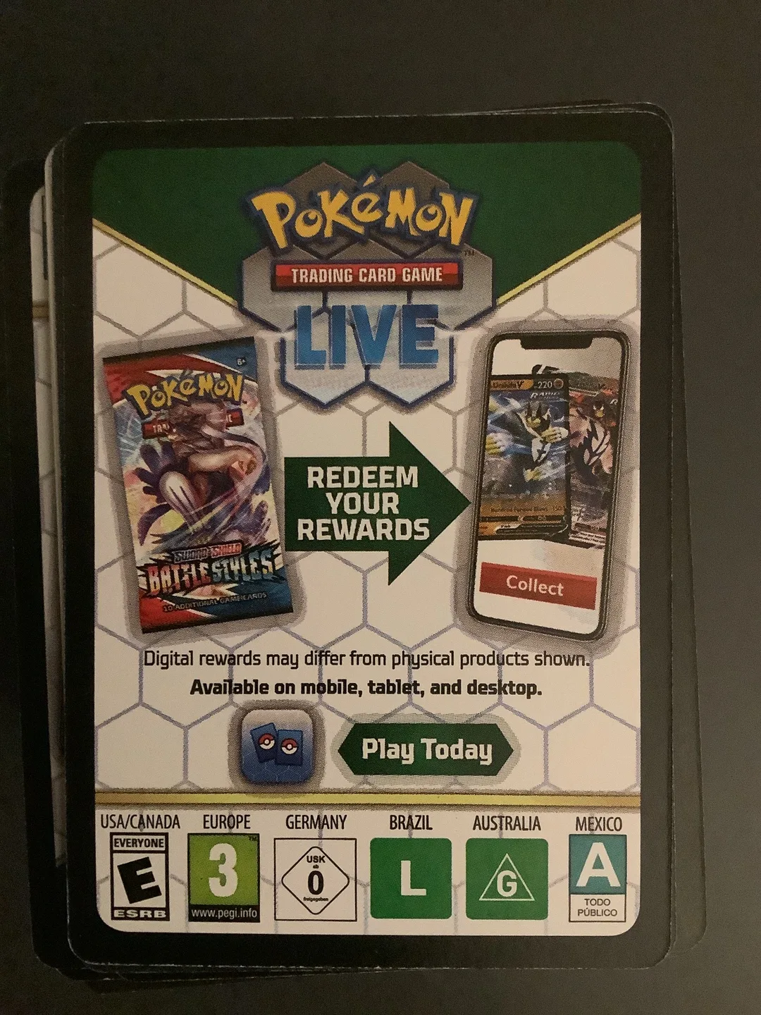 Pokémon TCG Live code lot (176 total) thumbnail
