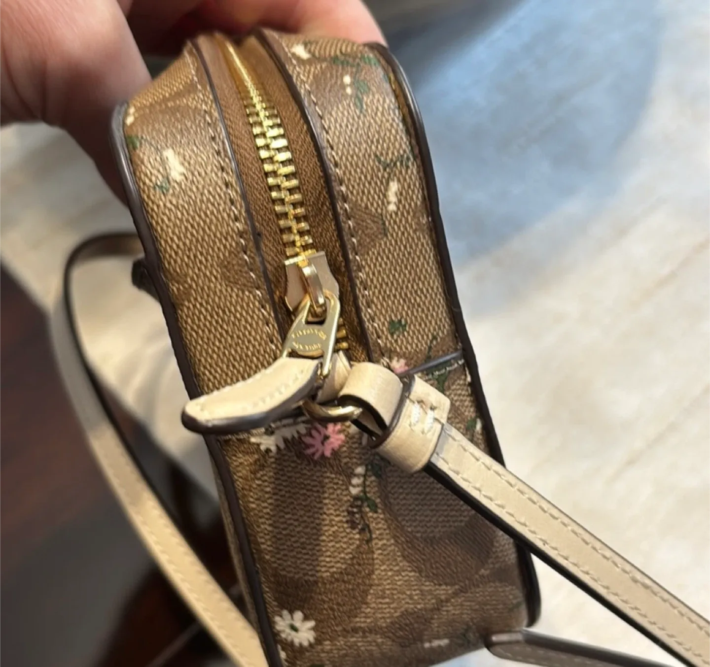 Coach Floral Print Crossbody Bag image indicator(3)