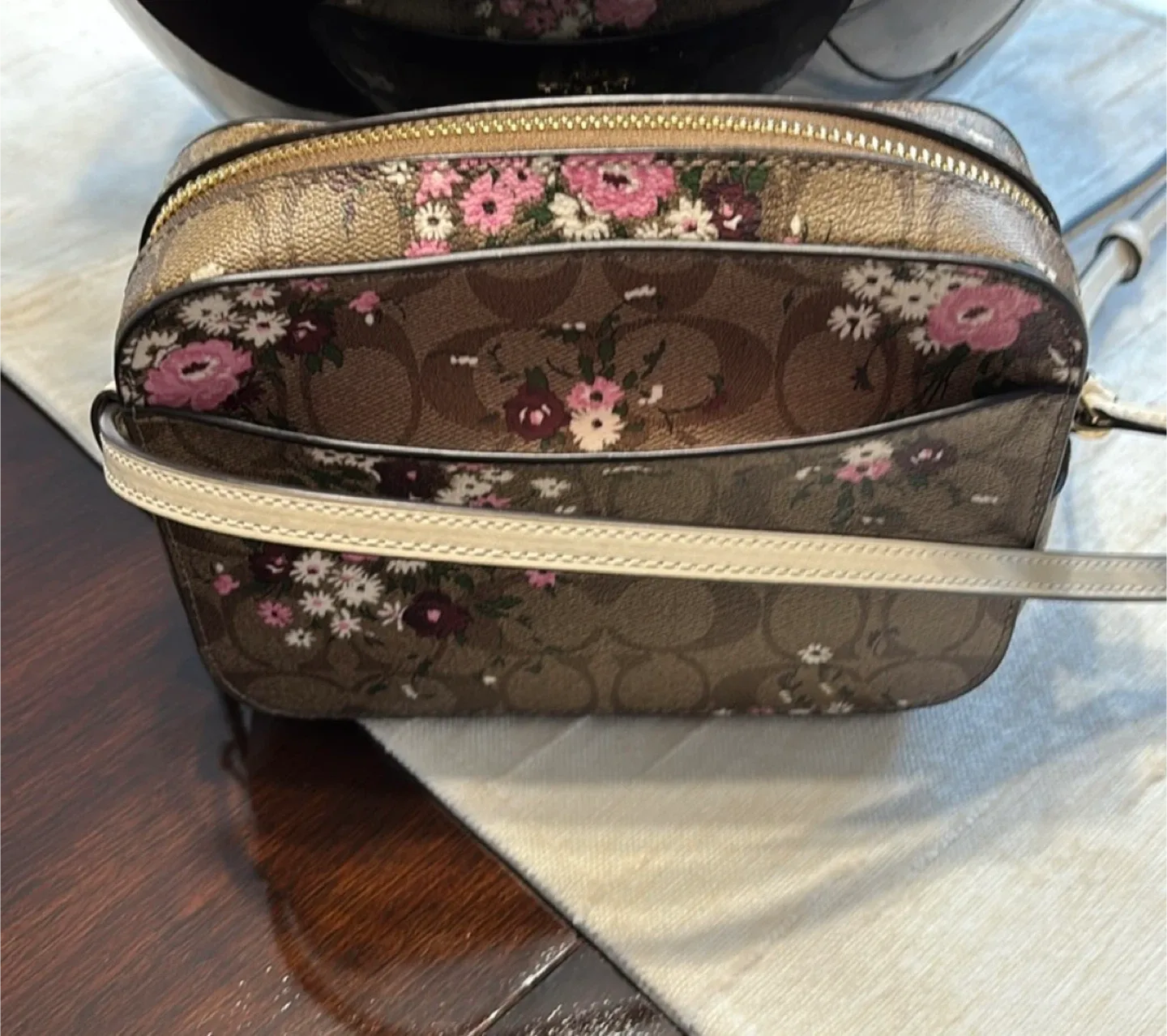 Coach Floral Print Crossbody Bag thumbnail