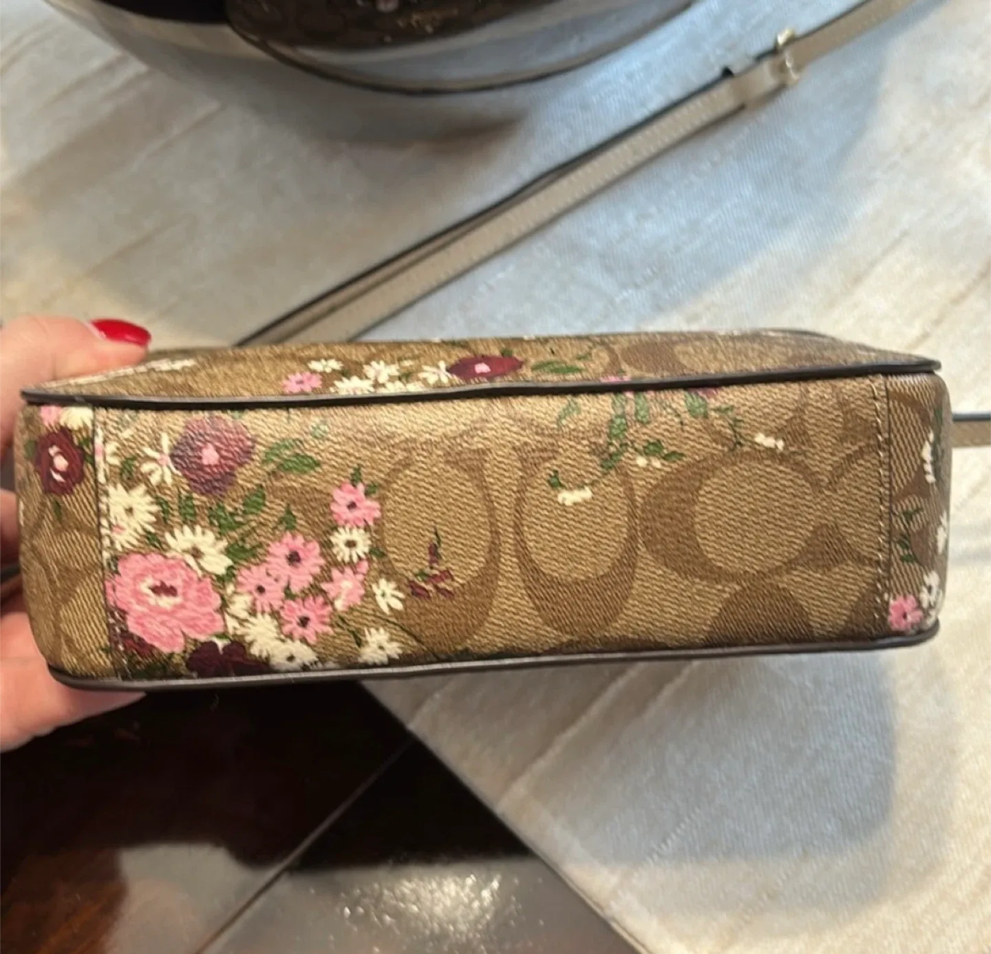 Coach Floral Print Crossbody Bag image indicator(5)