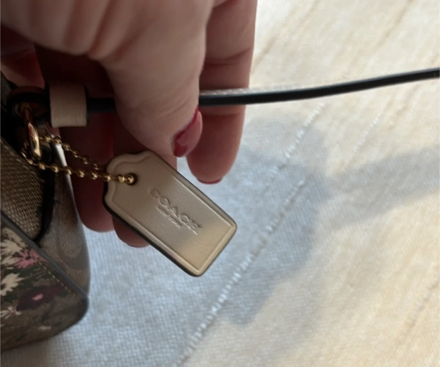 Coach Floral Print Crossbody Bag image indicator(6)