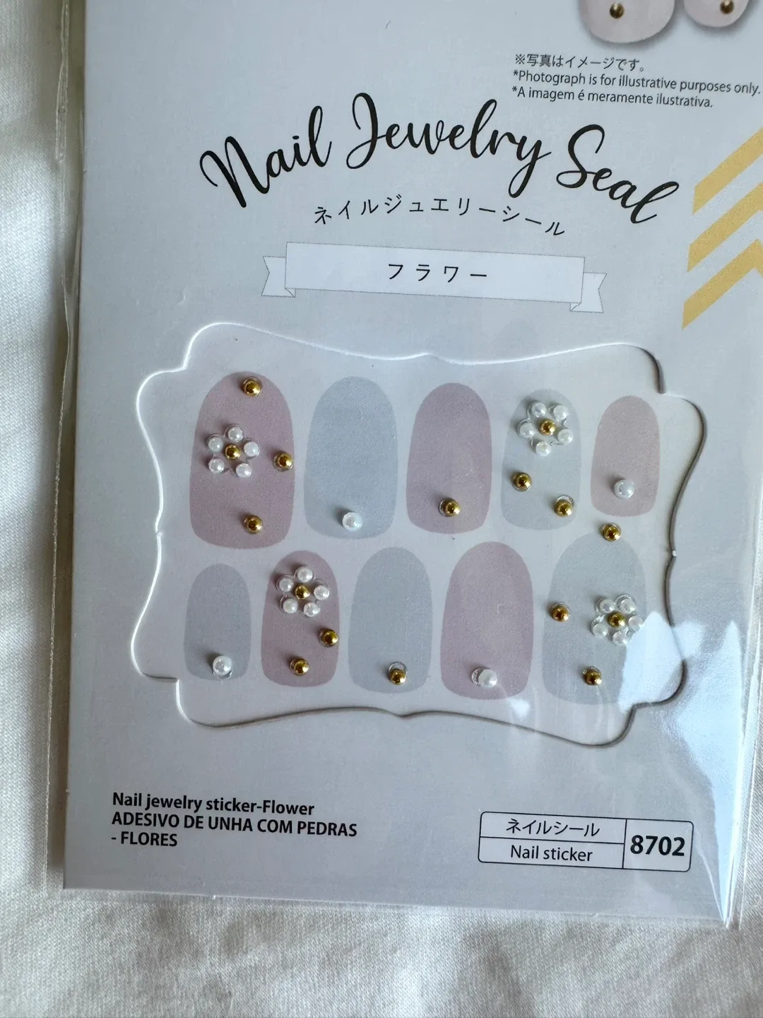 New Daiso Nail Jewelry Flower Stickers image indicator(2)