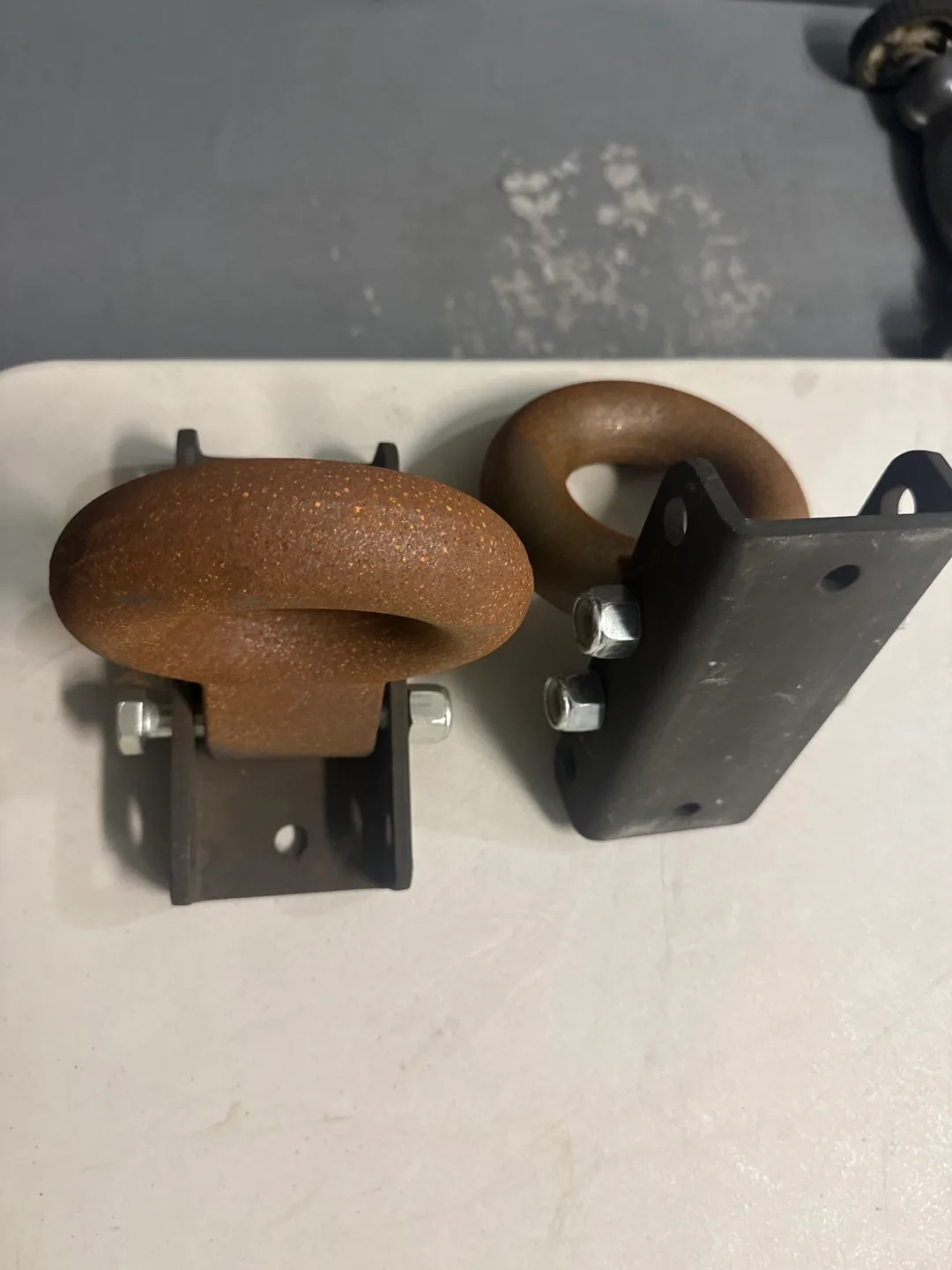 Pair of 12000 LBS Capacity Tow Rings image indicator(2)