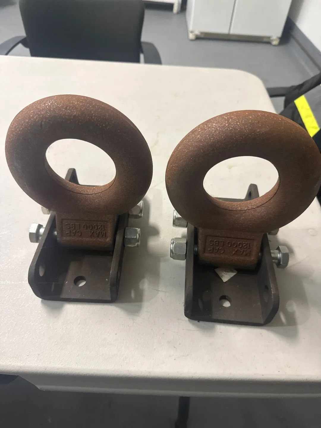Pair of 12000 LBS Capacity Tow Rings thumbnail