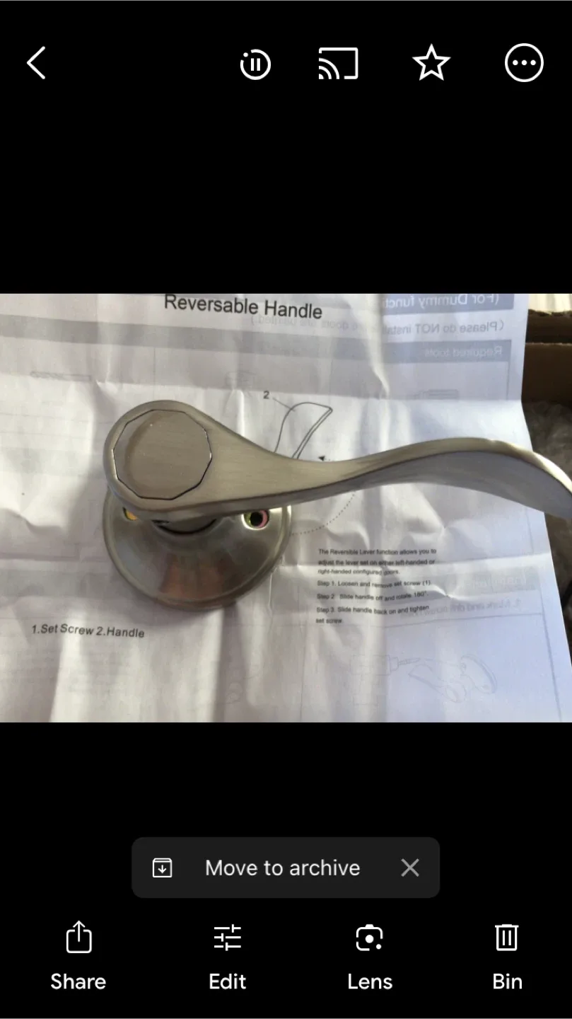 Reversible Door Handles -dummy function NEW qty 3 image indicator(2)