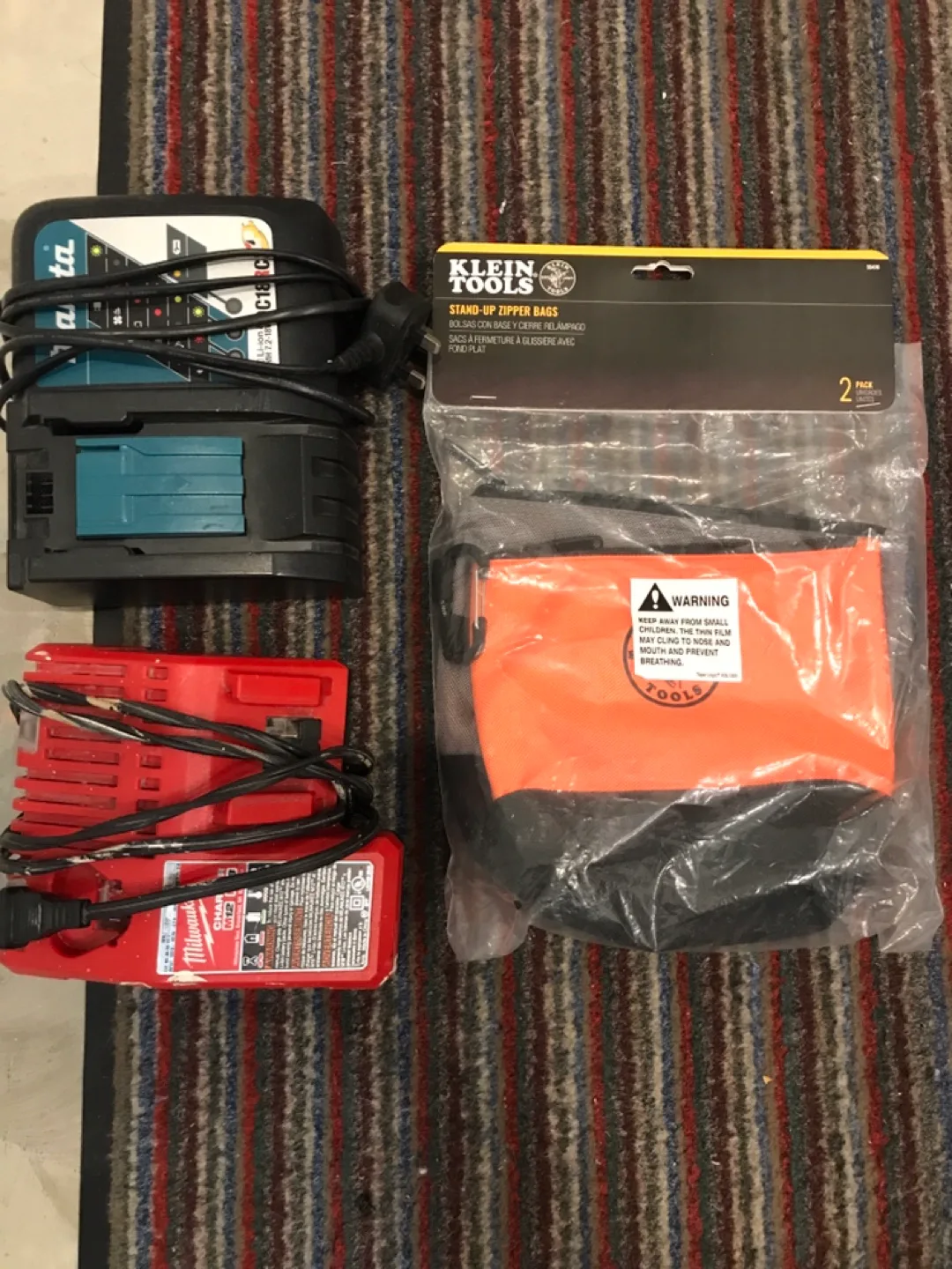NEW Makita Charger & Klein Tools Zipper Bags thumbnail