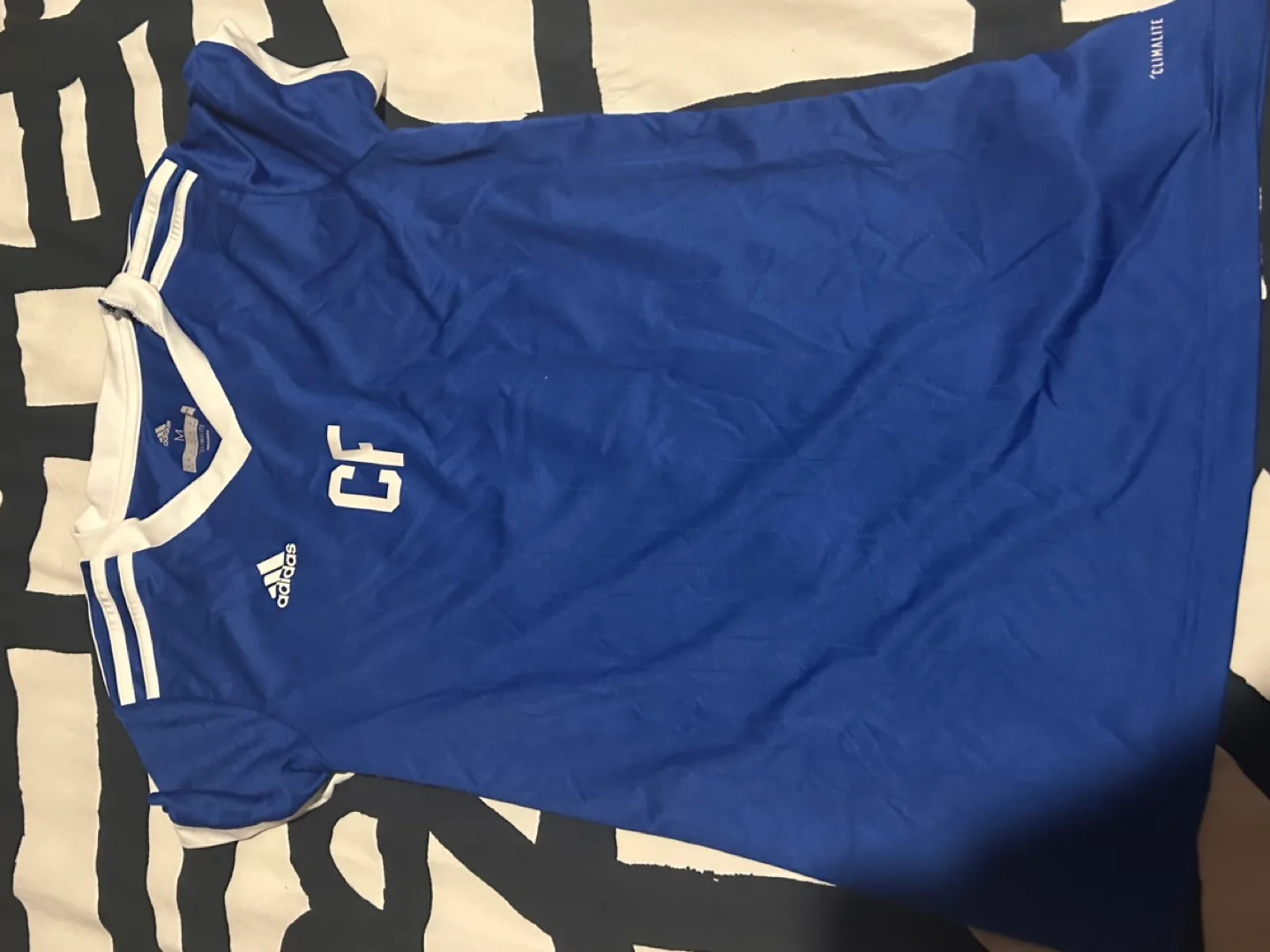 Adidas Blue CF Soccer Jersey - Size M thumbnail