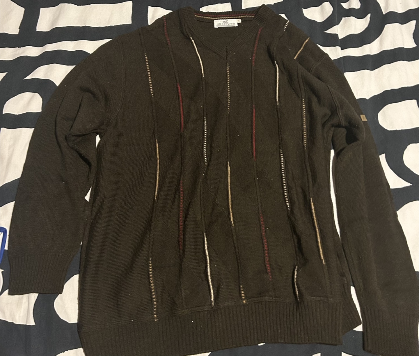Jim Spencer XL Brown Sweater