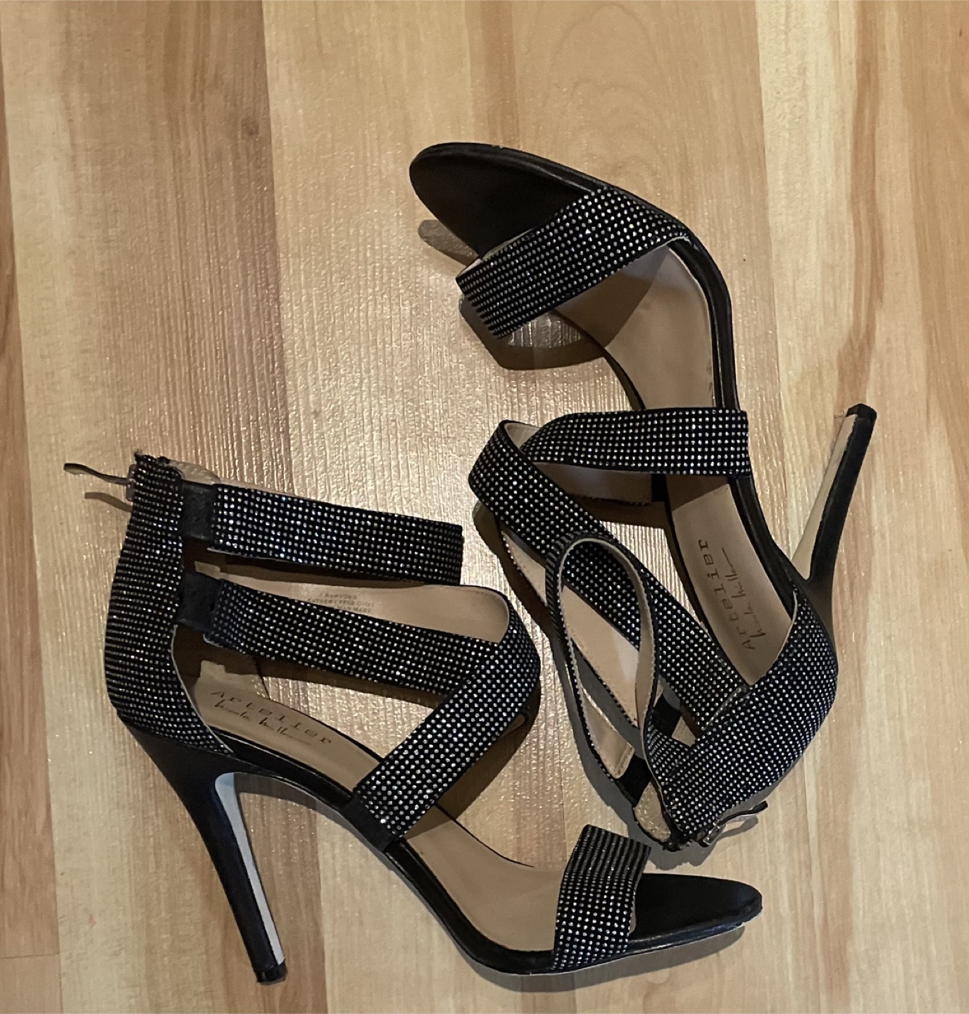 Atelier Nicole Miller Black Heels