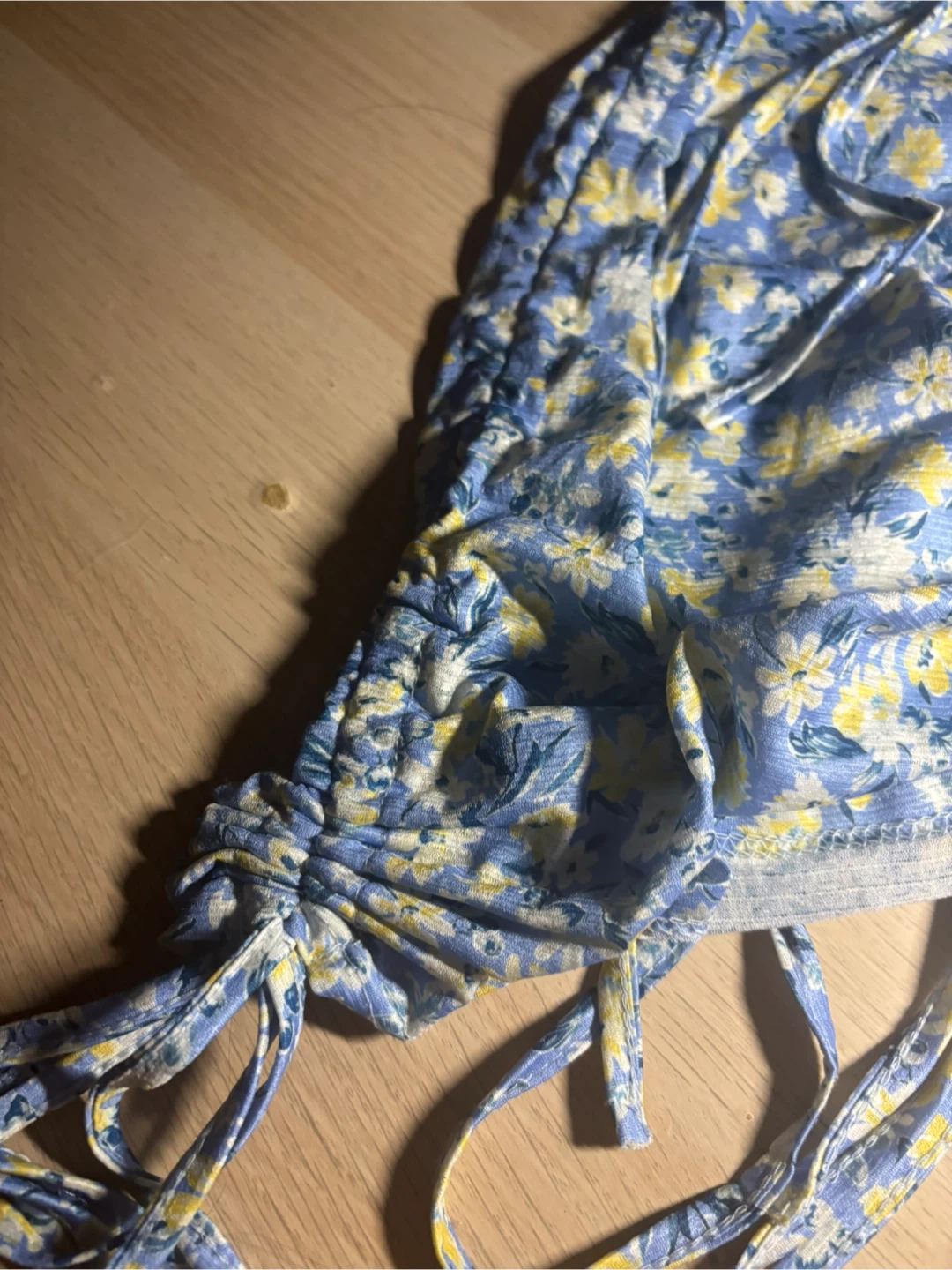 Floral Print Dress - Blue & Yellow - photo 2