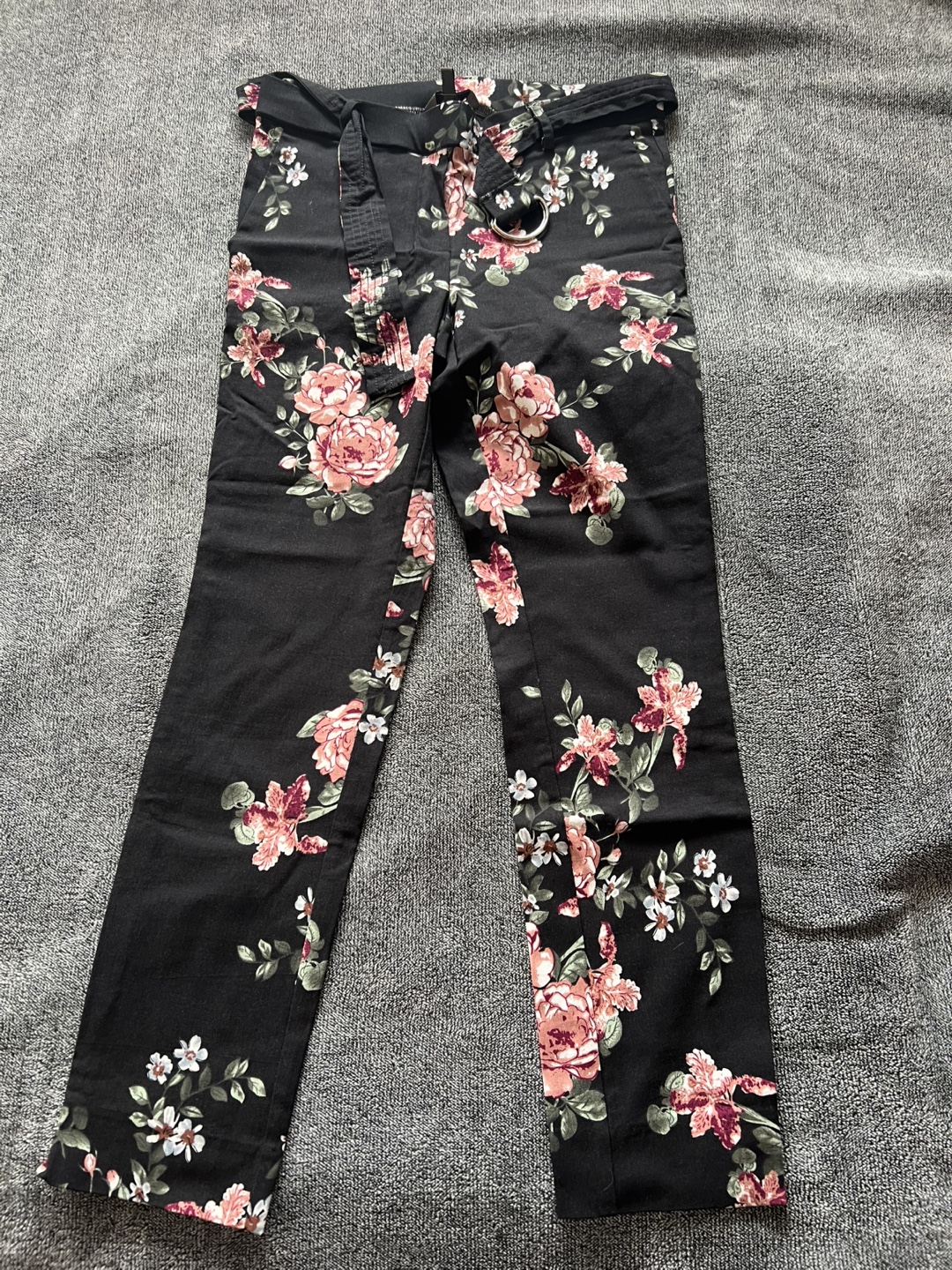 Floral Print Pants with Belt- one by chapter one 🥕