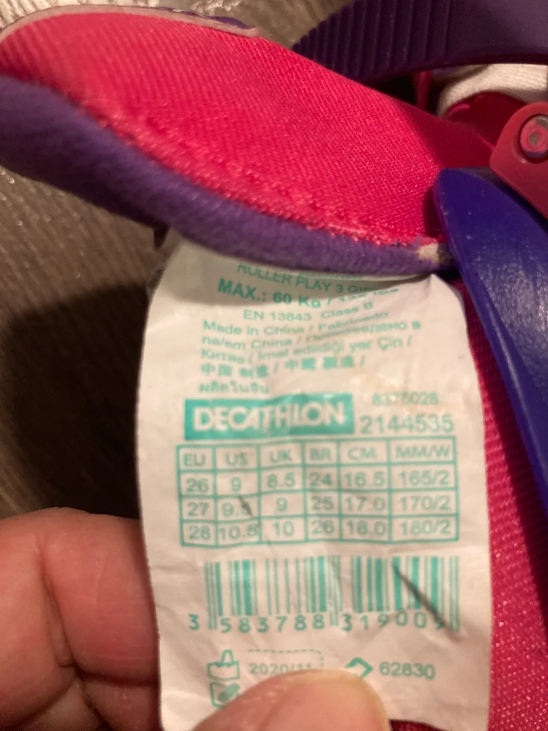 Decathlon Oxelo Roller Skates - Size 9 US image indicator(3)