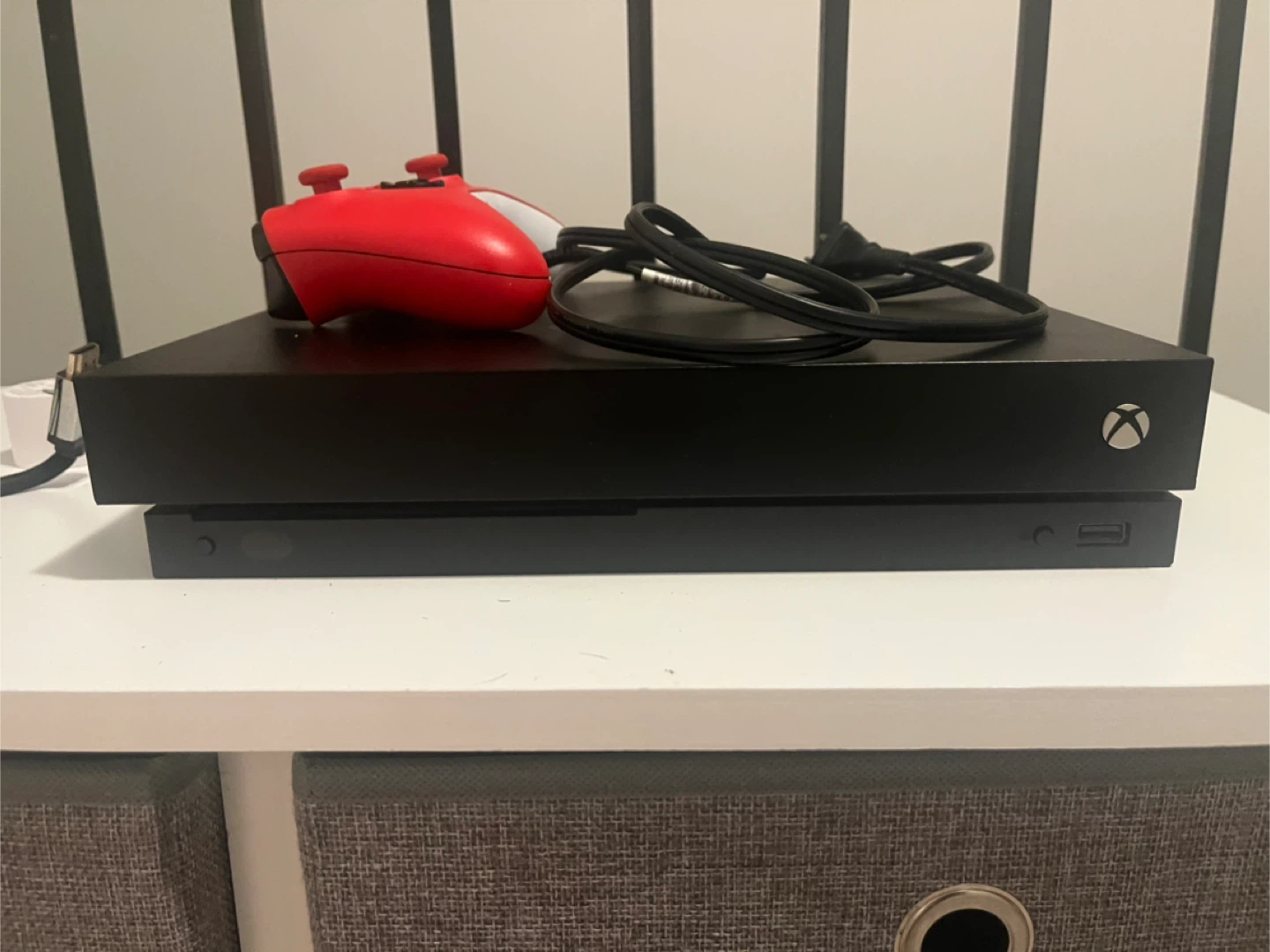 Xbox One X Console with Red Controller - photo 2