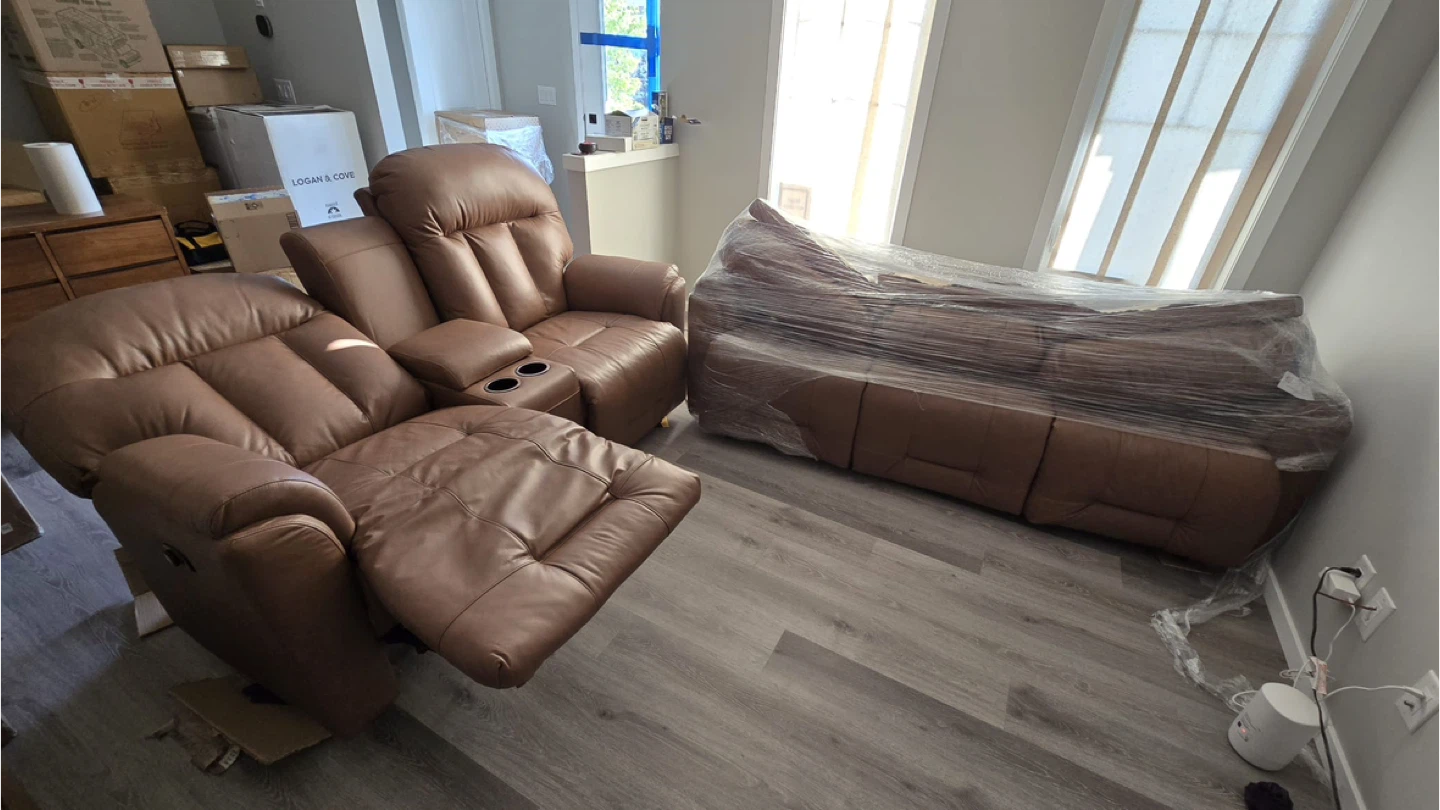 Brand New Reclining Sofa Set – Must Go ASAP - photo 5