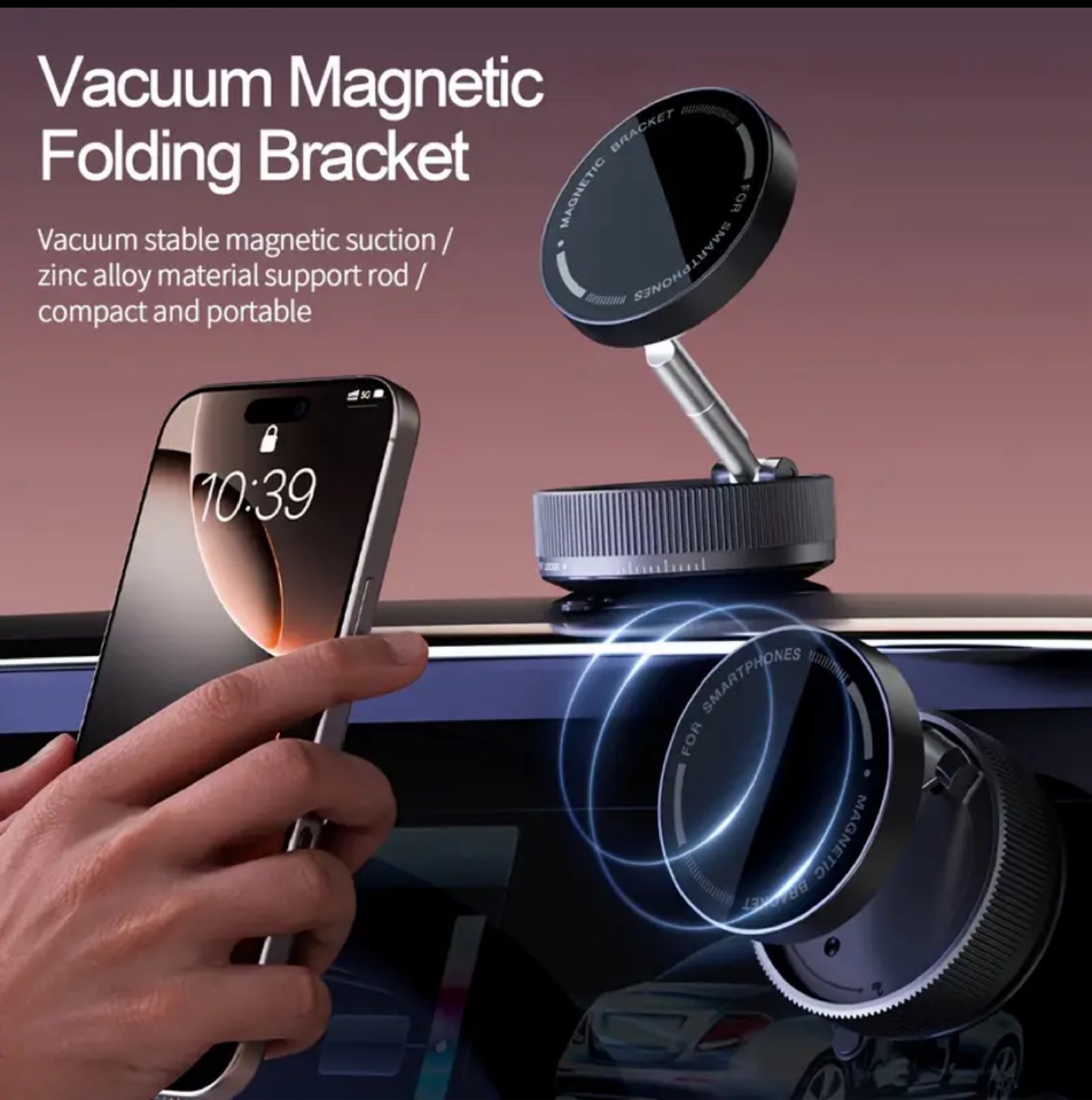 Vacuum Magnetic Folding Phone Bracket - photo 2