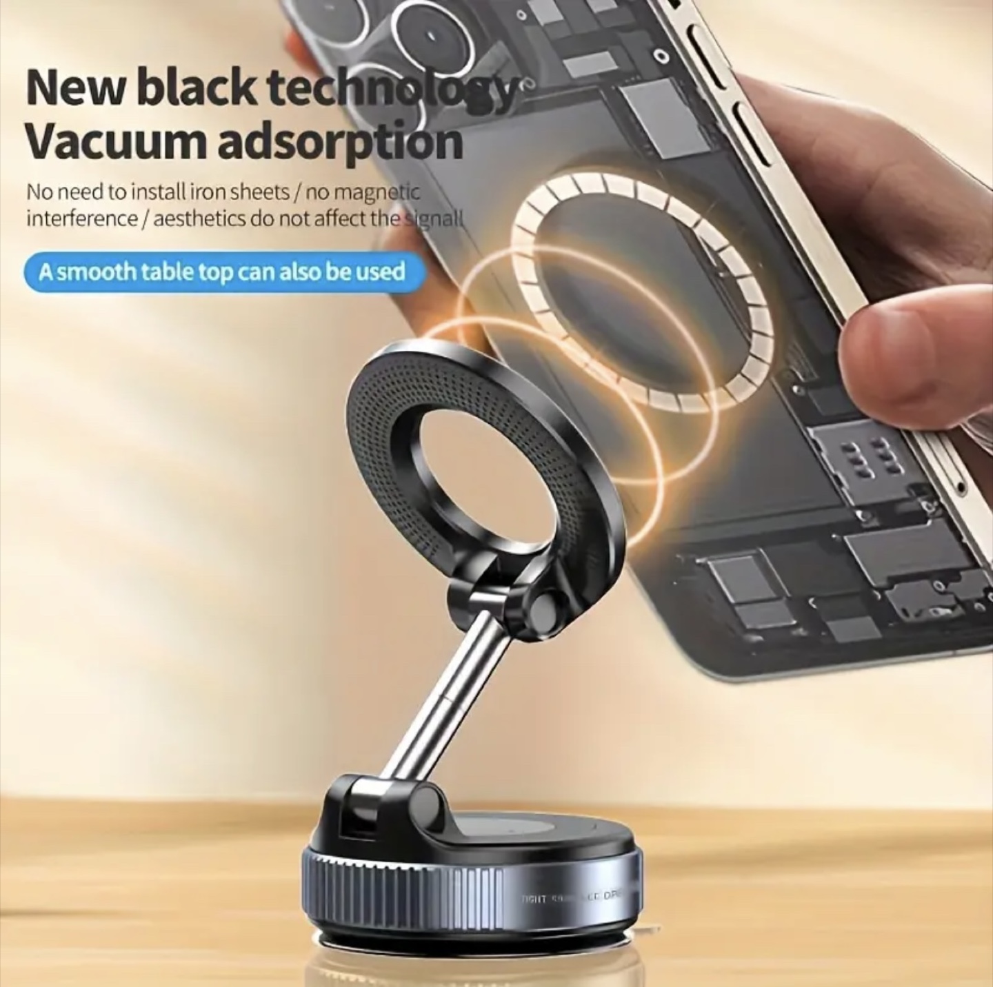 Vacuum Magnetic Folding Phone Bracket - photo 3