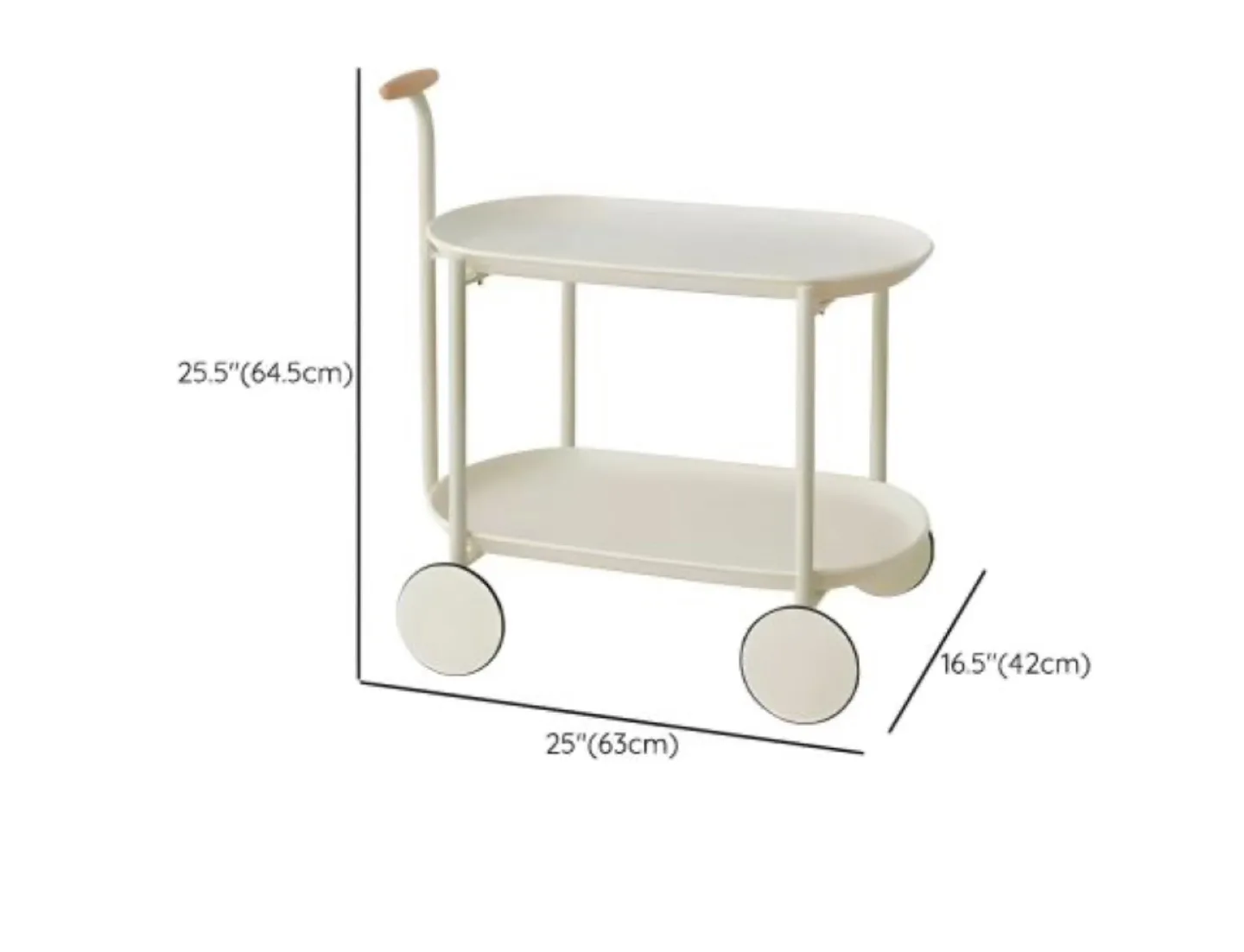 IKEA RÅSHULT White Utility Cart thumbnail