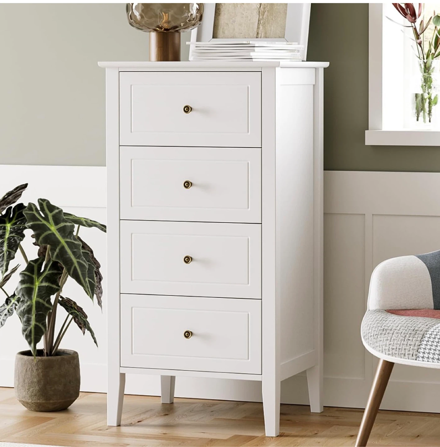 Brand new White 4-Drawer Chest of Drawers - photo 2