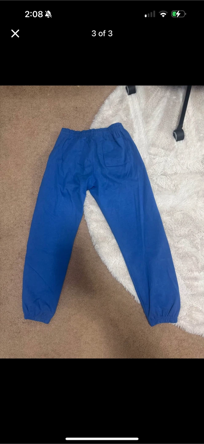 royal blue spider sweatpants - photo 3