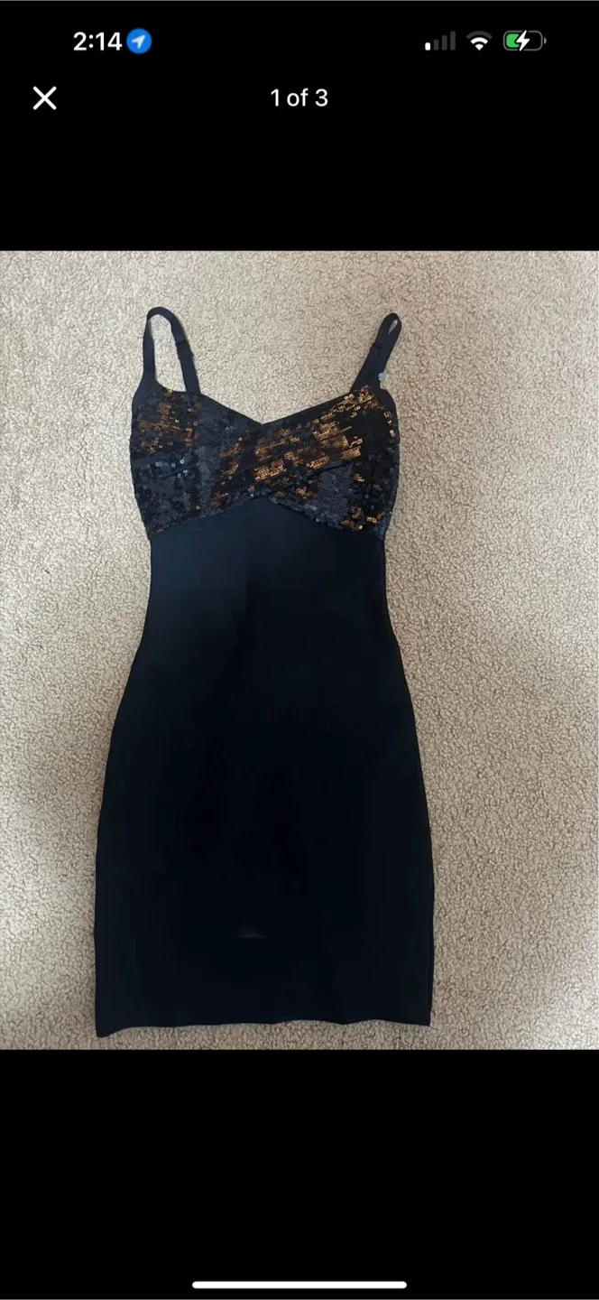 Guess Black bandage Dress - Size XS thumbnail