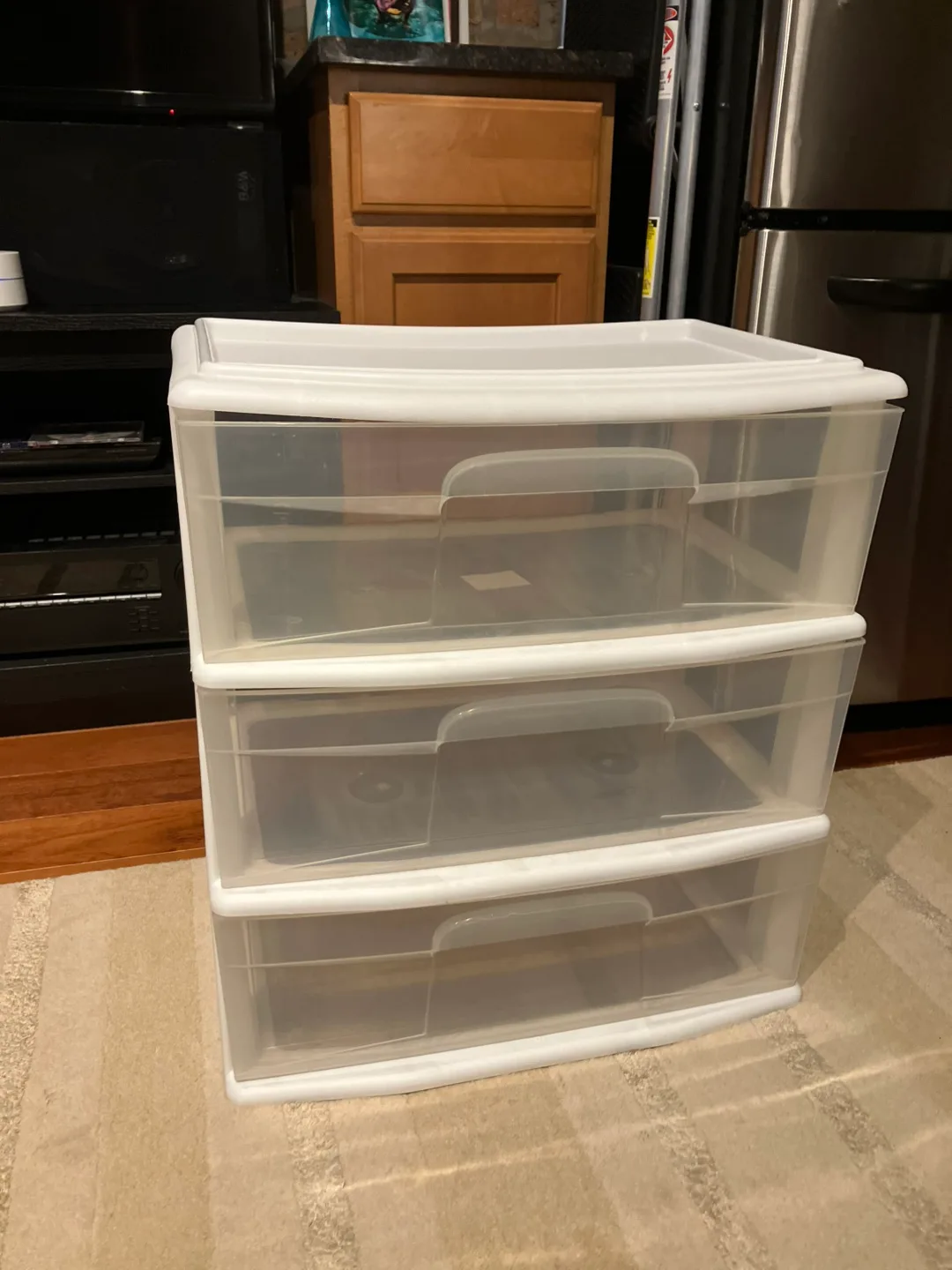 Homz 3-Drawer Plastic Storage Tower thumbnail