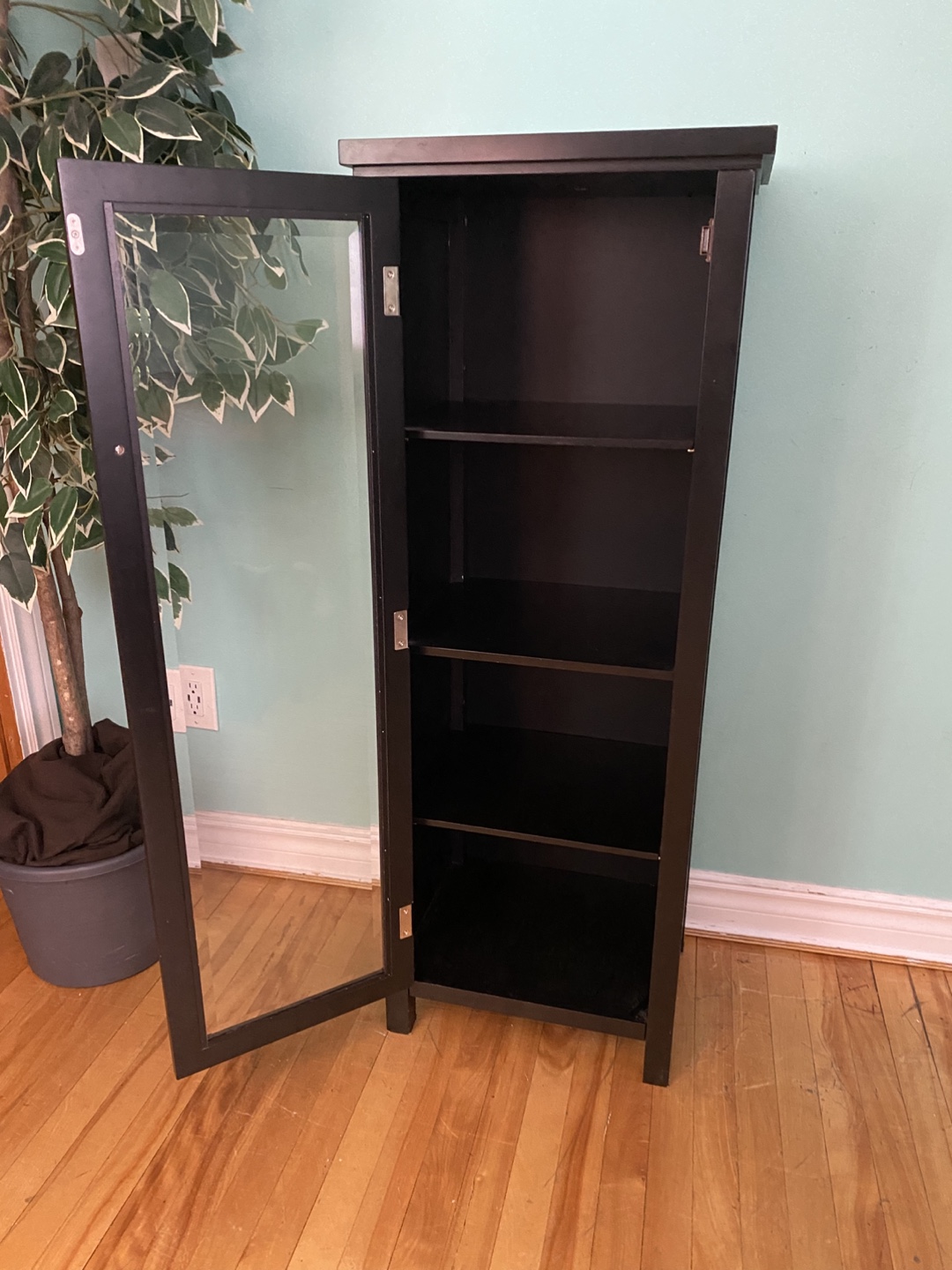 FREE DELIVERY: Cabinet with Glass Door $80 (HRM)