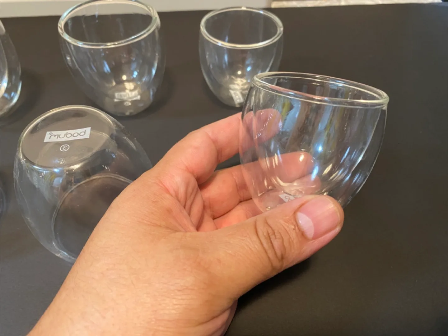 Mubod Double Wall Espresso Glasses image indicator(3)