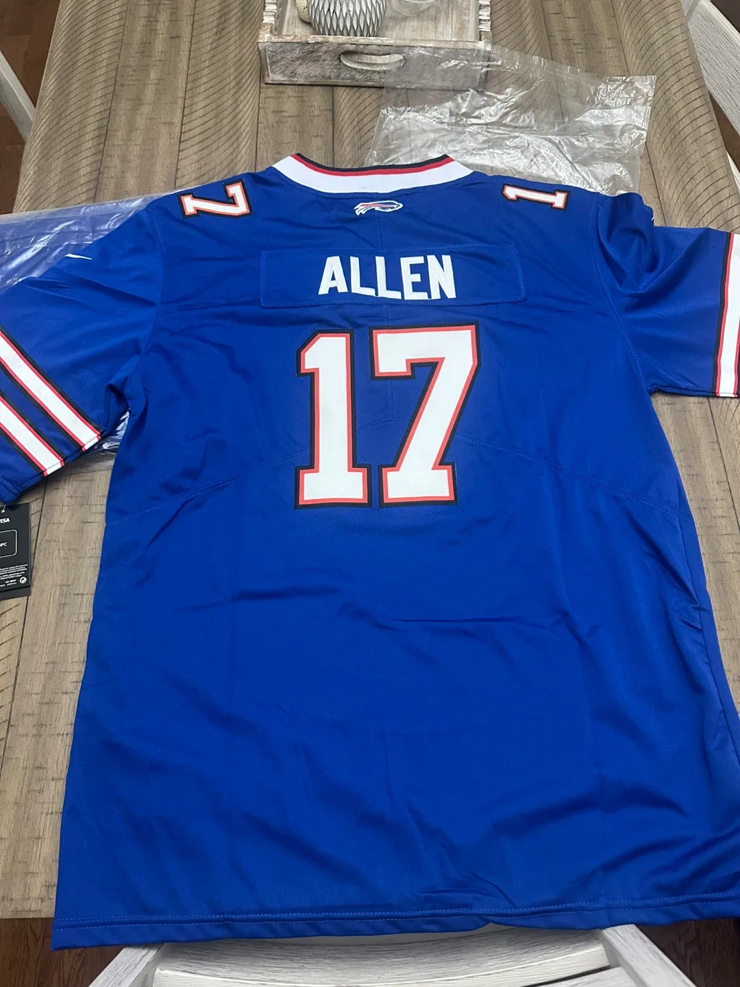 New Nike Buffalo Bills Allen #17 Jersey - Size L image indicator(4)