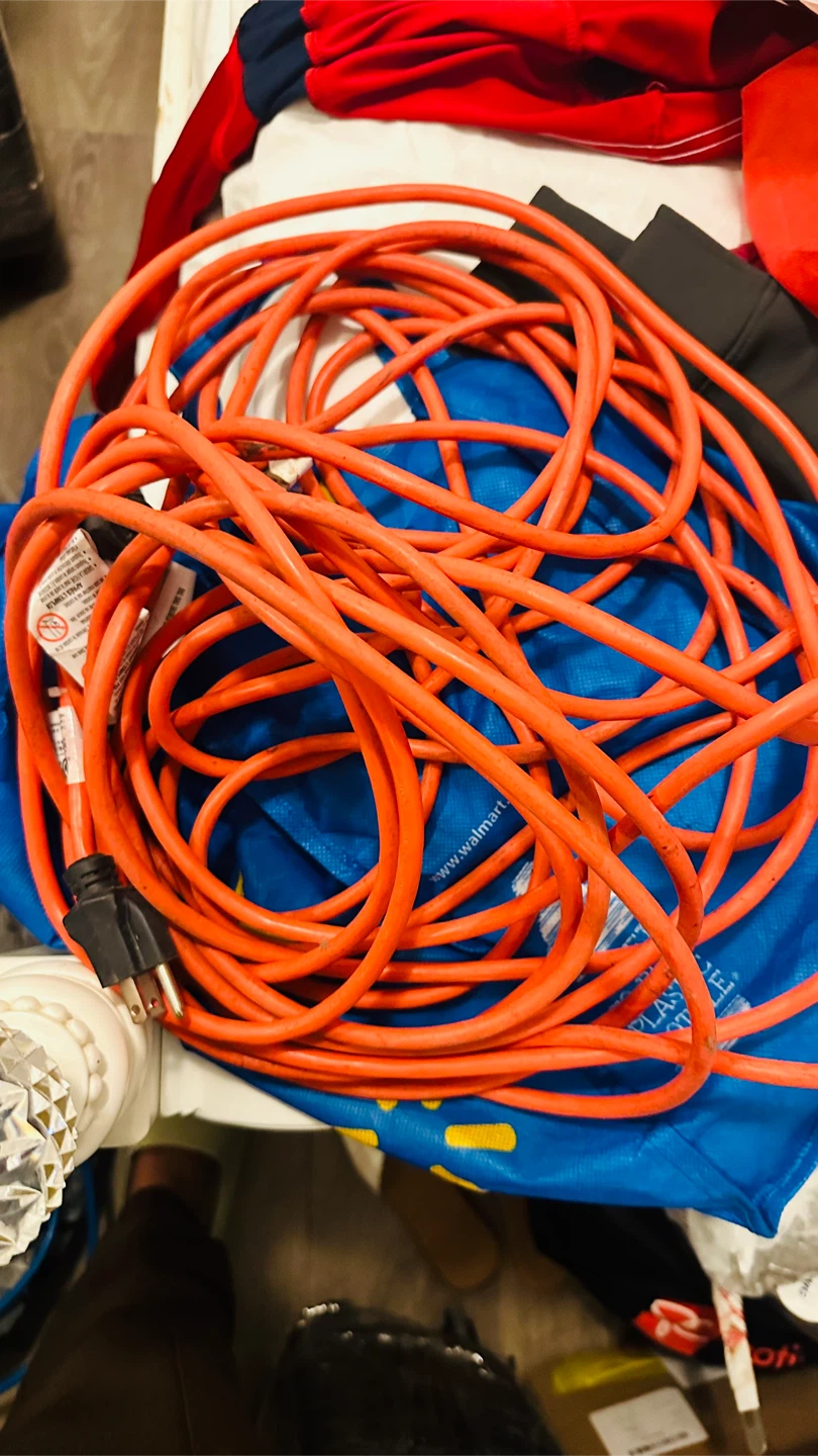 Orange Extension Cord