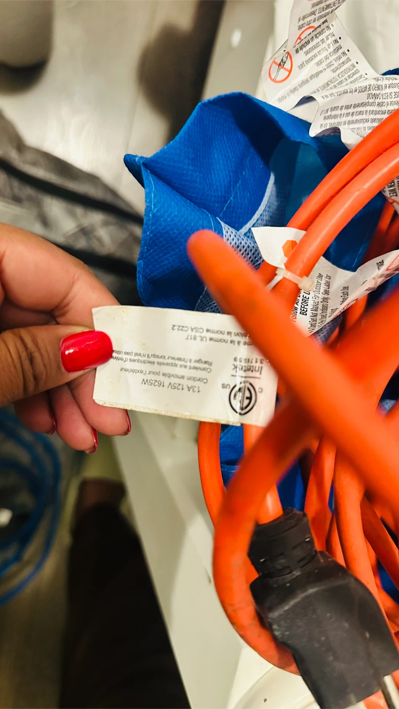 Orange Extension Cord - photo 3