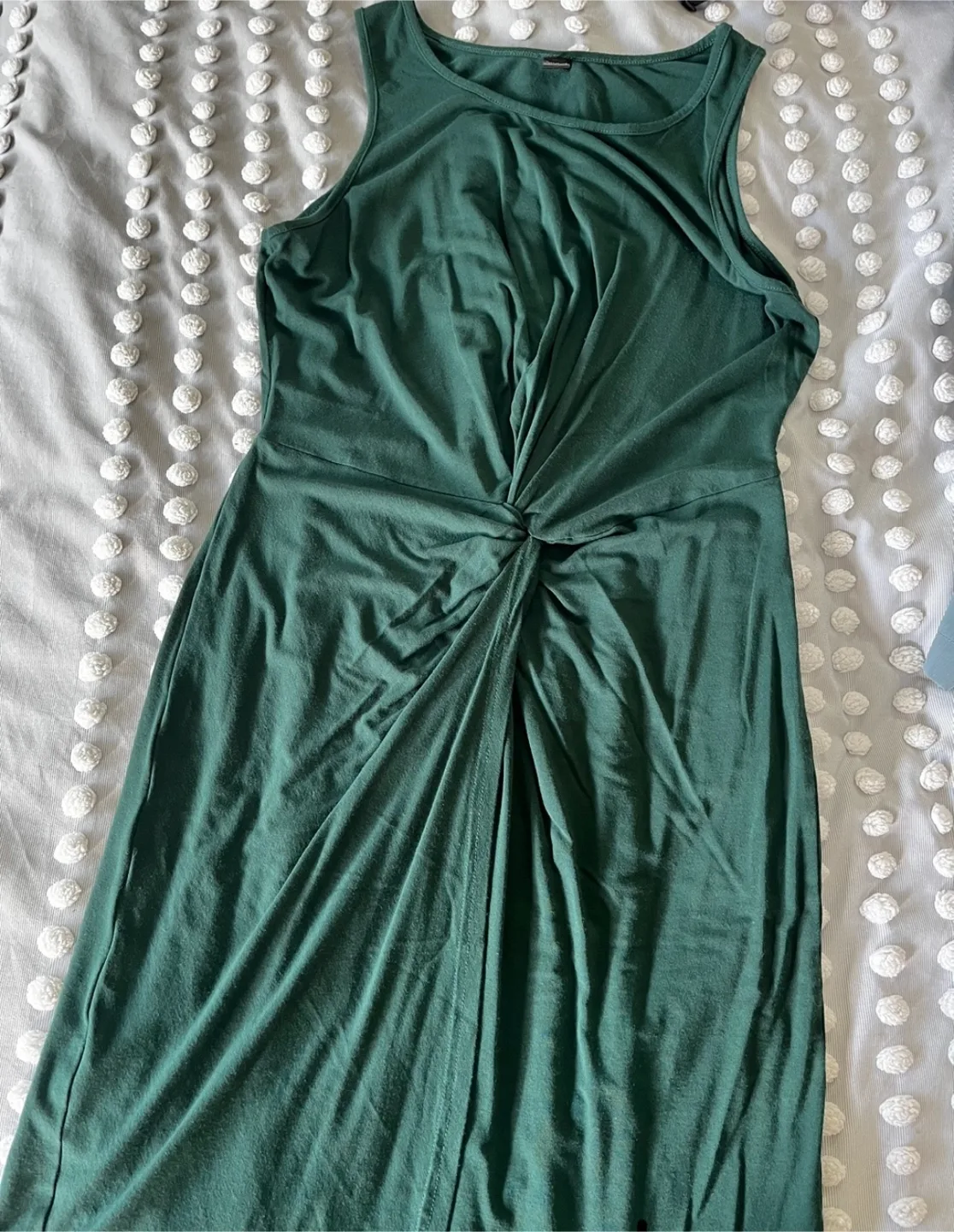Green Twist Front Dress thumbnail