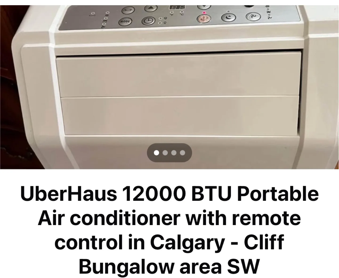 Uberhaus 12000 BTU Portable Air Conditioner