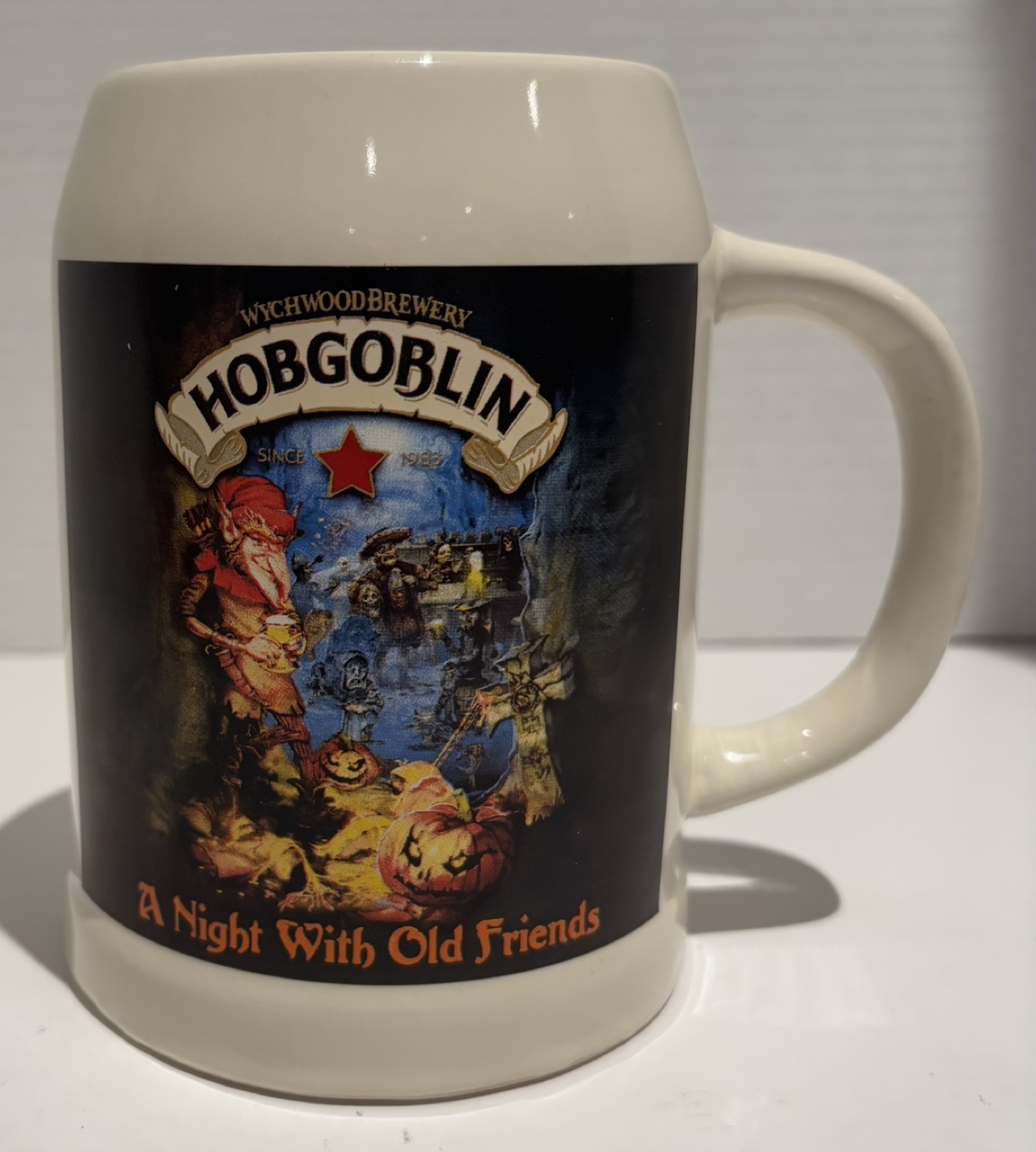 Vintage Hobgoblin Beer Stein -   Brewery Mug