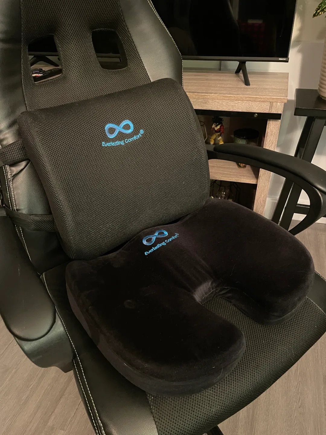 Everlasting Comfort Seat Cushion & Lumbar Support thumbnail