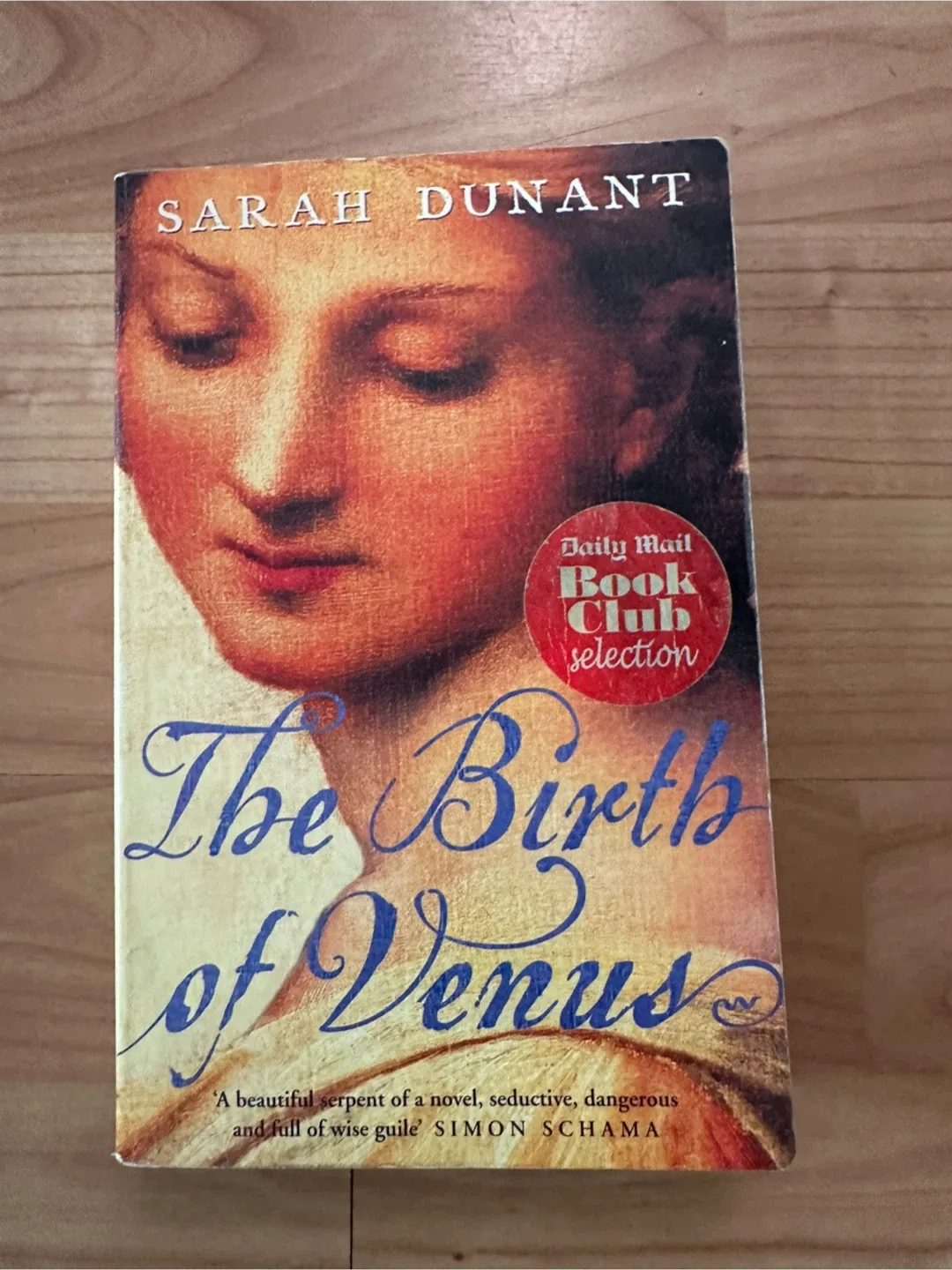 The Birth of Venus by Sarah Dunant thumbnail
