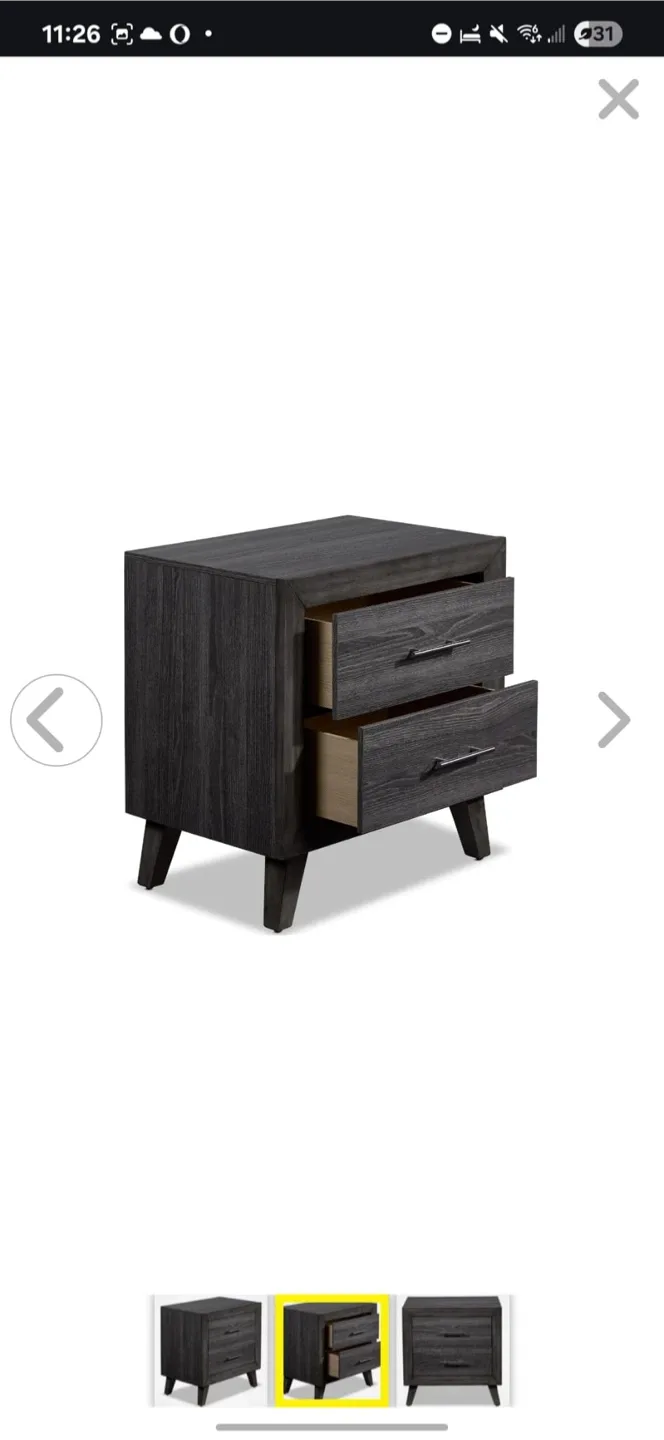 Miller Night Table - Grey image indicator(4)