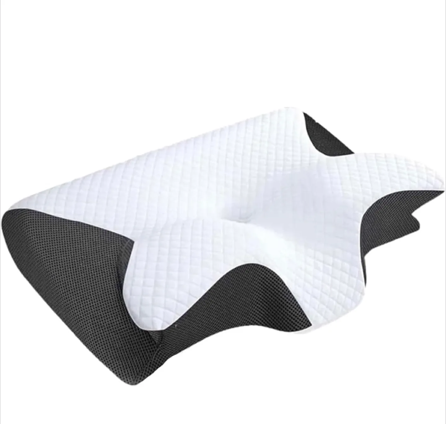 Memory foam neck pillow + silk pillow case thumbnail