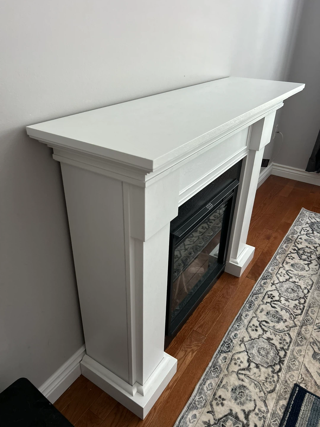 White Electric Fireplace - photo 2